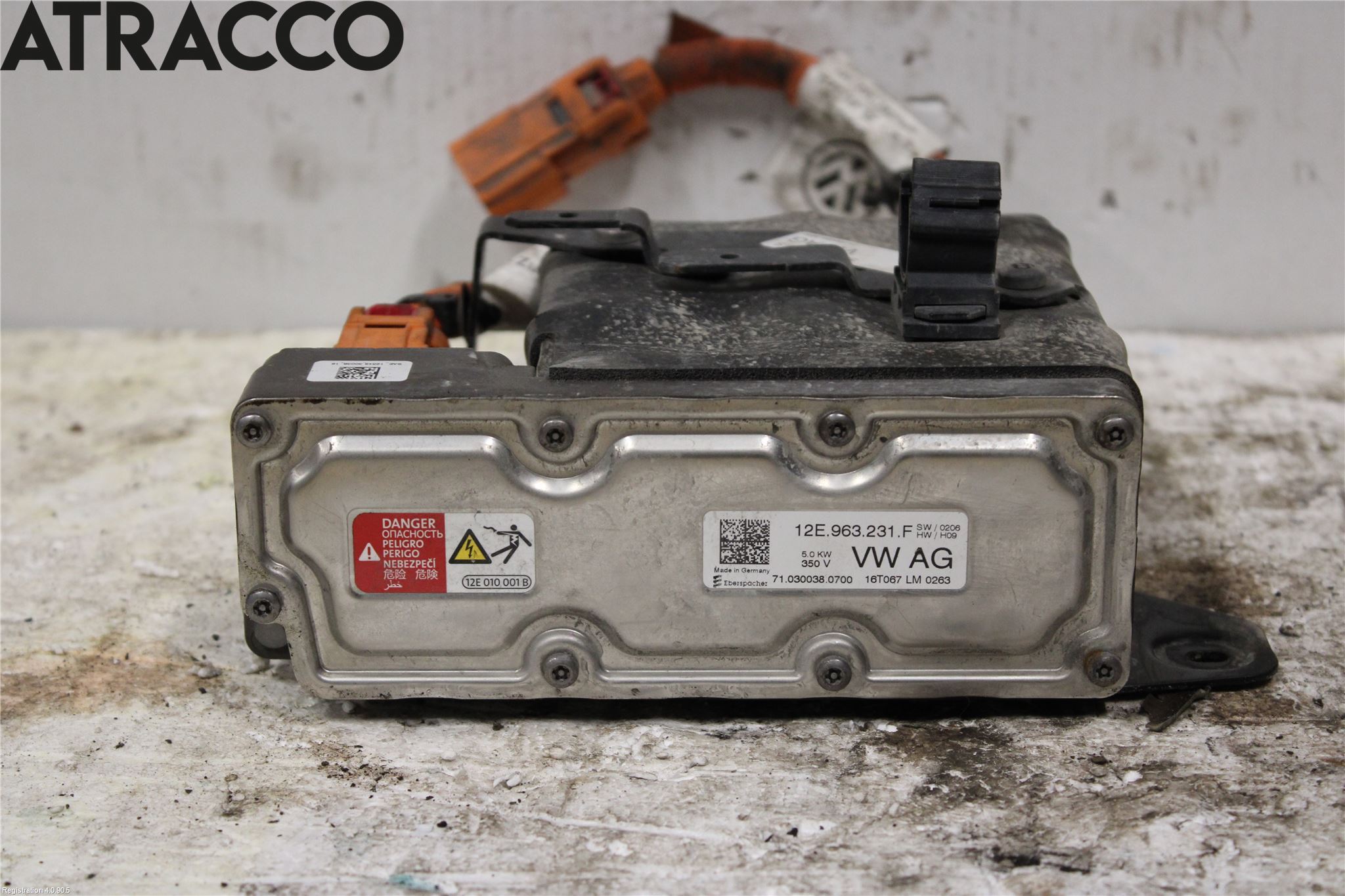 Volkswagen VW GOLF / E-GOLF VII 13-20 Motorvarmer Elektrisk