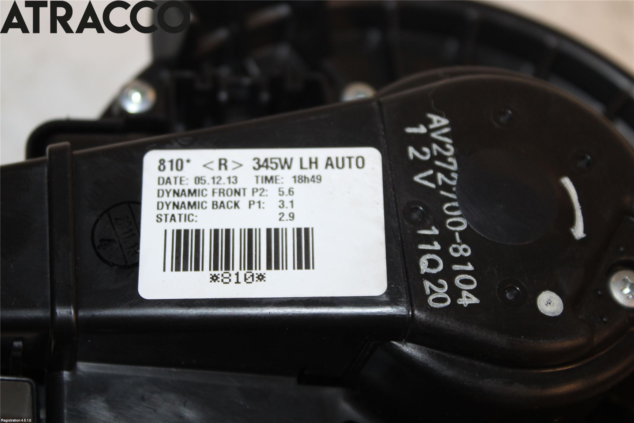 Toyota AURIS 13-19 Varmeapparat Viftemotor