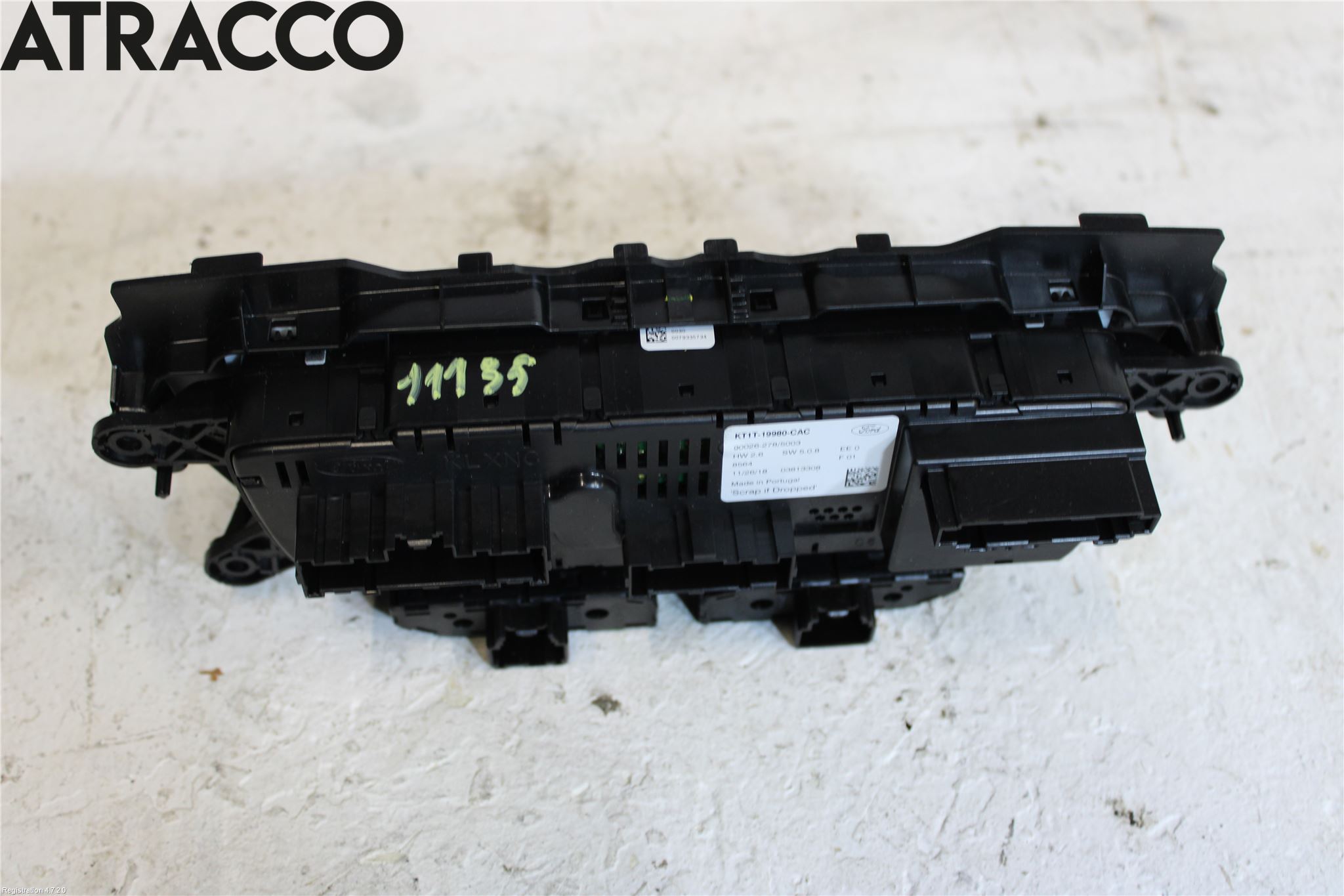 Ford TRANSIT/TOURNEO CONNECT 13-22 Varme Ac Betjening-Display