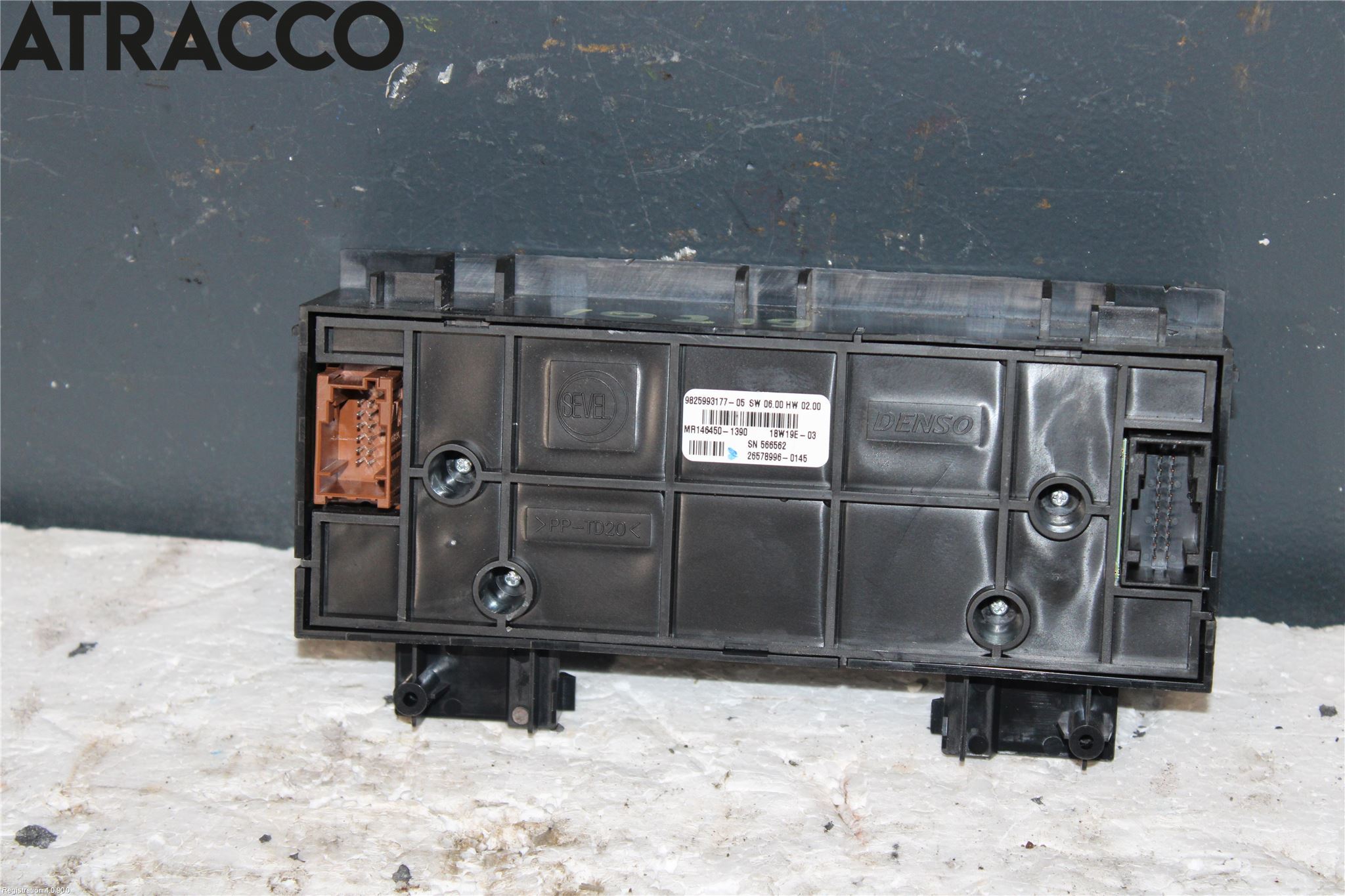 Citroen BERLINGO 08-18 Varme Ac Betjening-Display