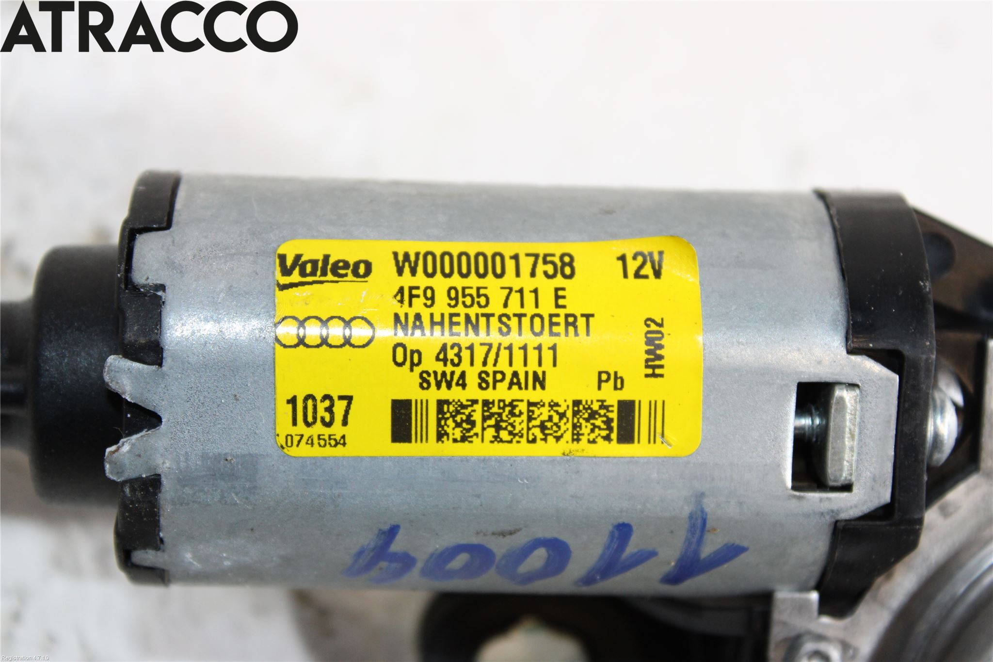 Audi A4/S4 08-11 Viskermotor Bakluke