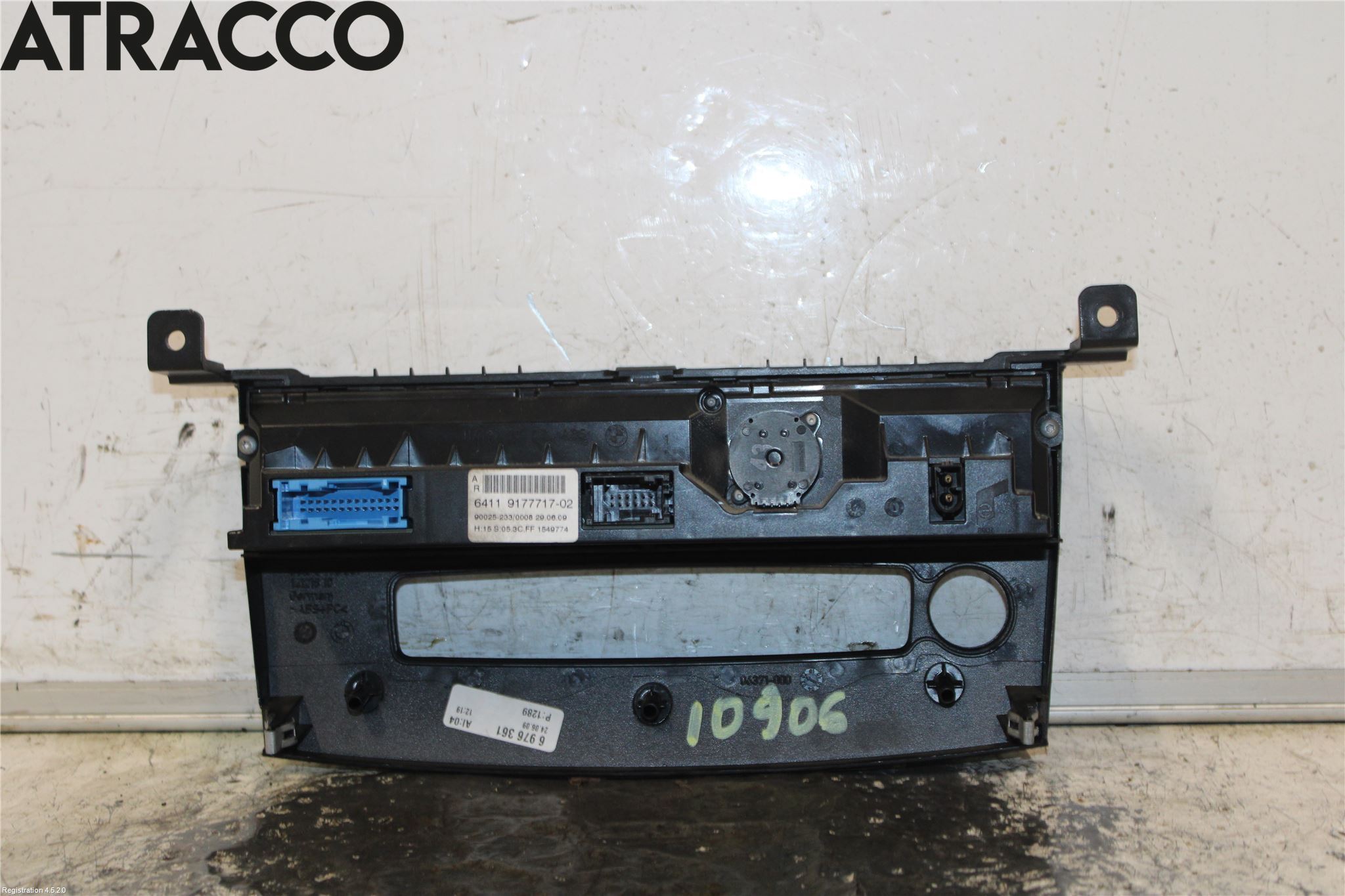 BMW 5 E60/61 Sed/Tou 02-10 Varme Ac Betjening-Display