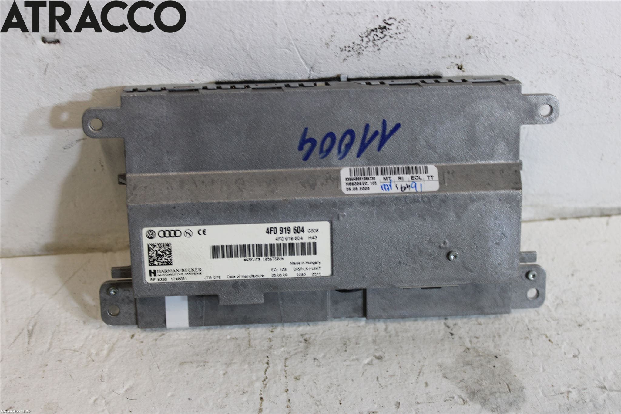 Audi A4/S4 08-11 Multifunktionsdisplay