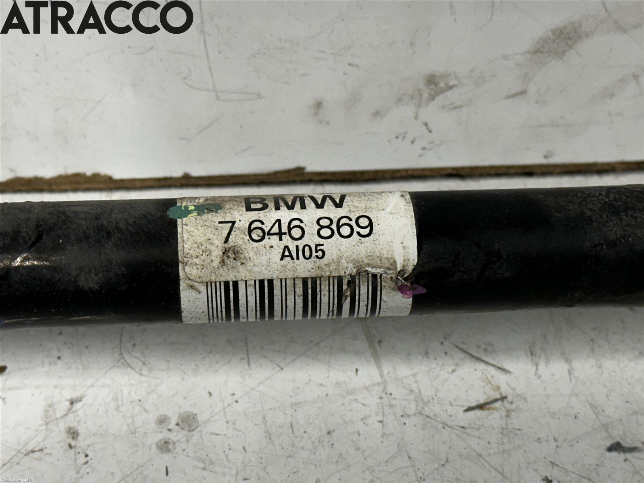 BMW 2 F45 Active Tourer 14-21 Drivaksel Bak Kompl Venstre