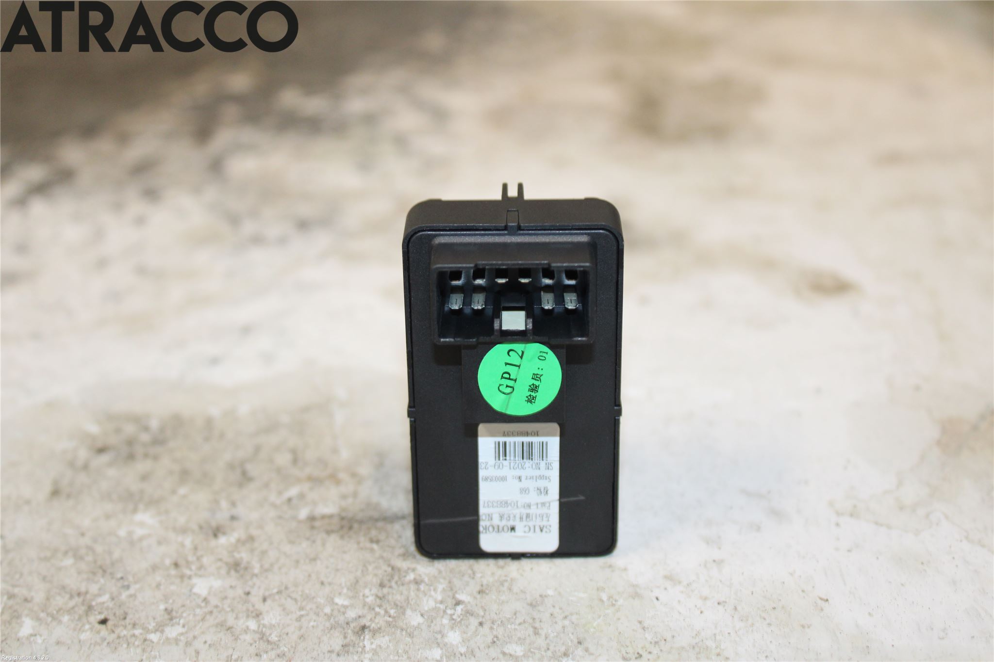 MG ZS EV 20- Bryter Vindusheis