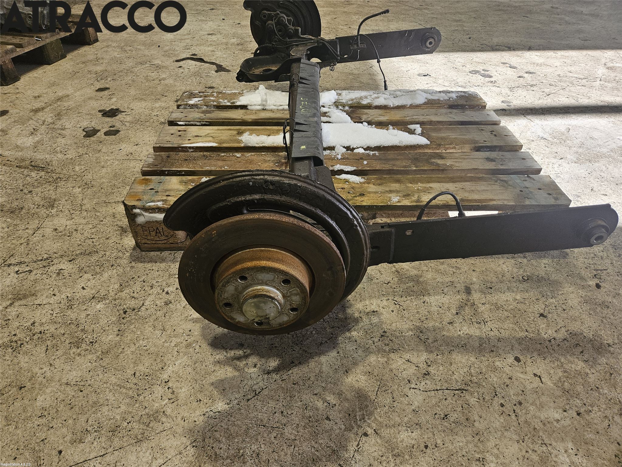 Opel VIVARO 15-19 Bakaksel Feste Travers-Ramme