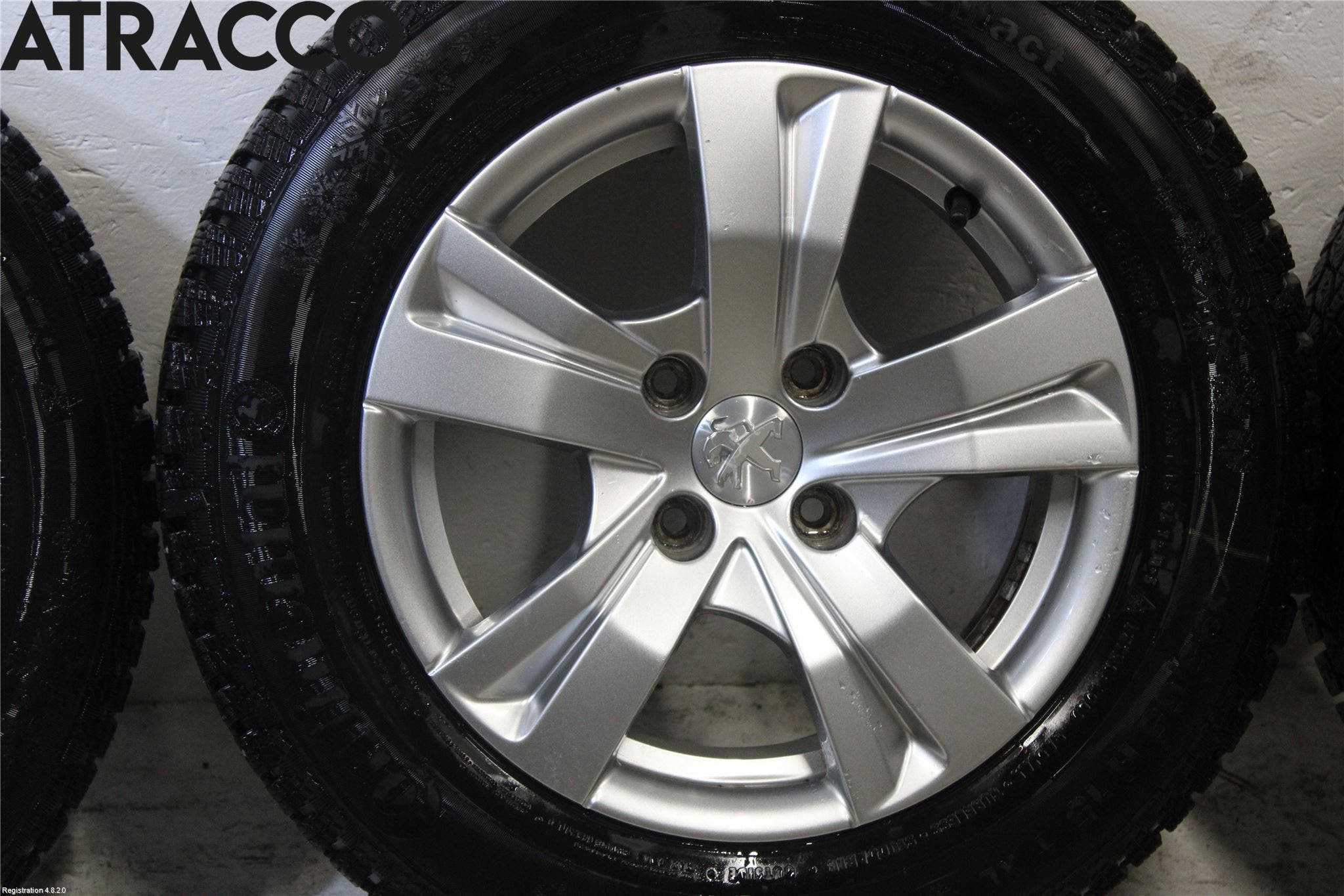 Peugeot 2008 13-20 Dekk Vinter På Alu Felg 4Stk