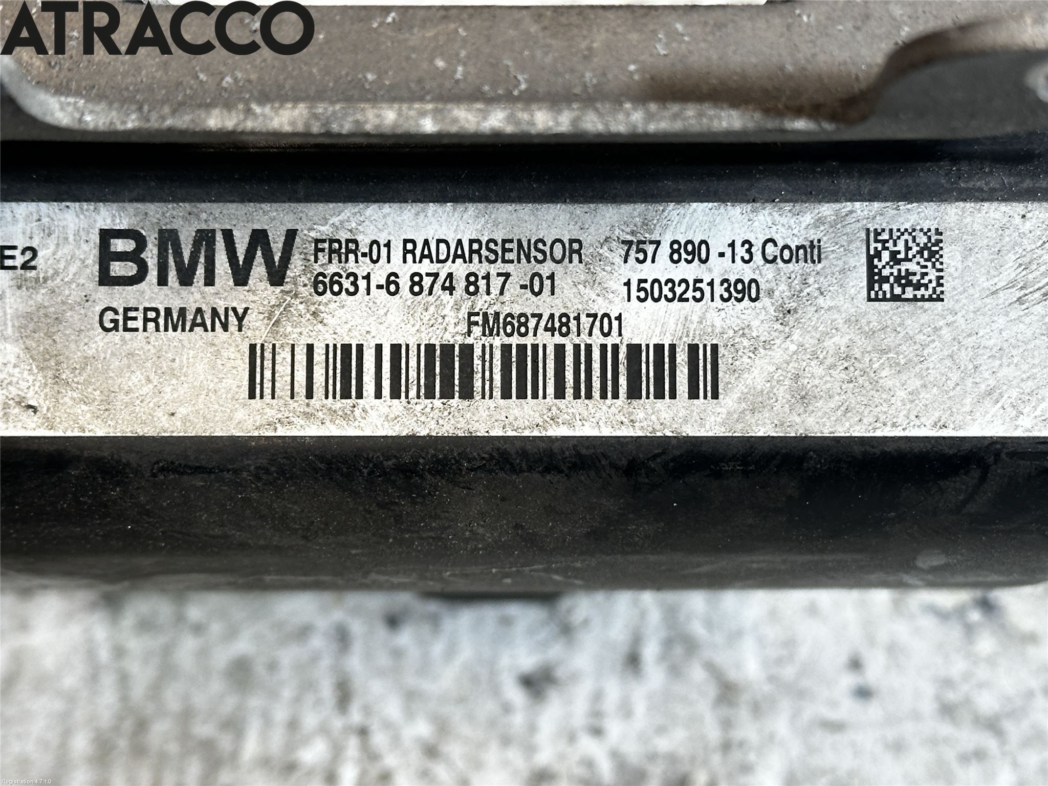 BMW 5 F10/F11/F18 09-17 Sensor Kollisjonsbeskyttelse