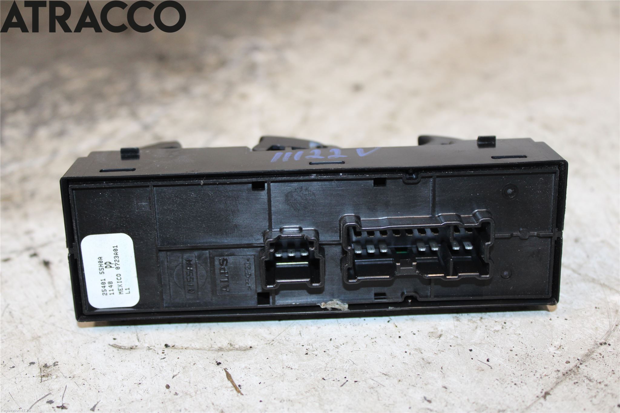 Nissan LEAF 18- Bryter Vindusheis