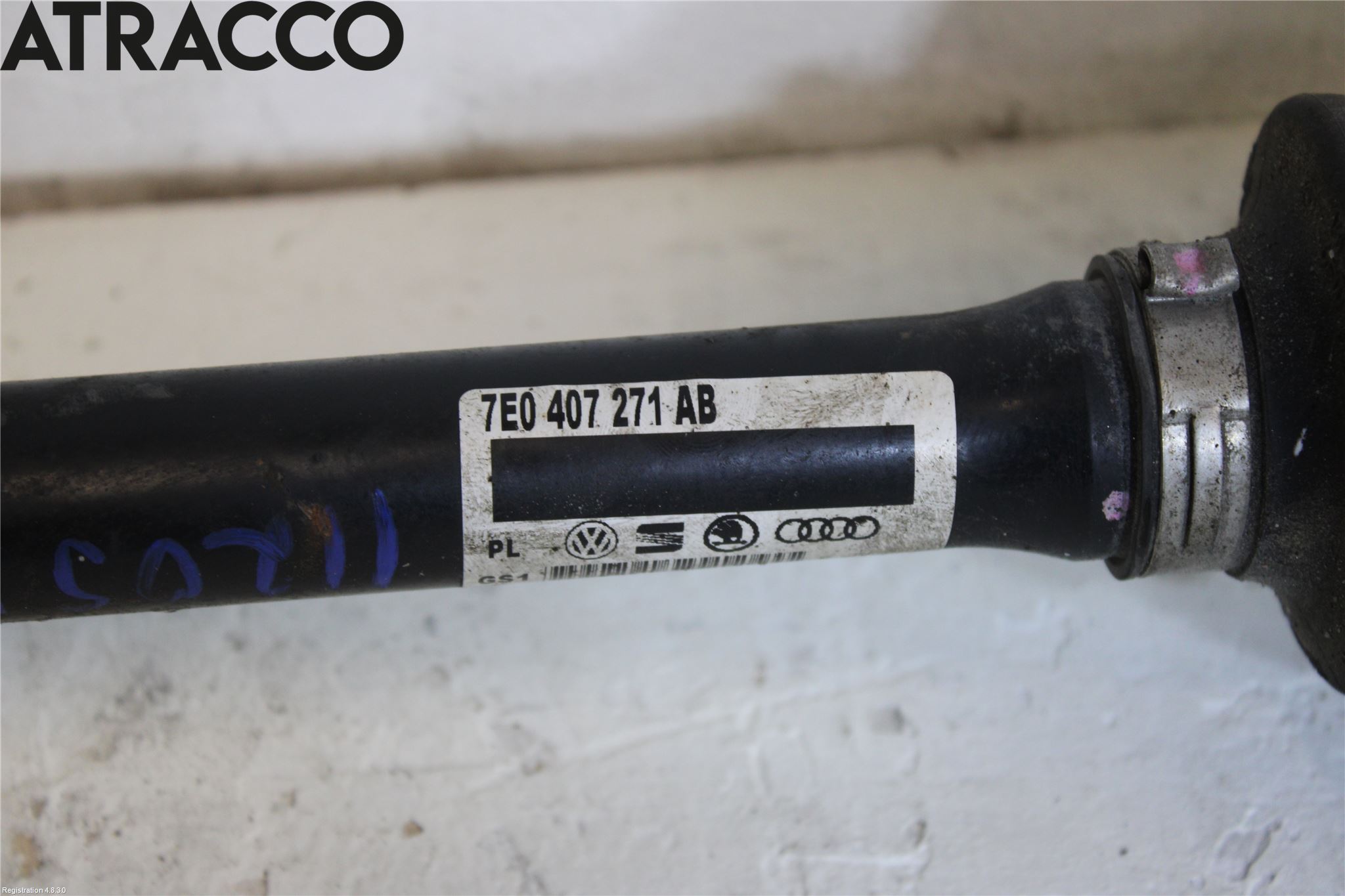 Volkswagen VW TRANSP/CARAVELLE (T6) 16-22 Drivaksel Foran Kompl Venstre