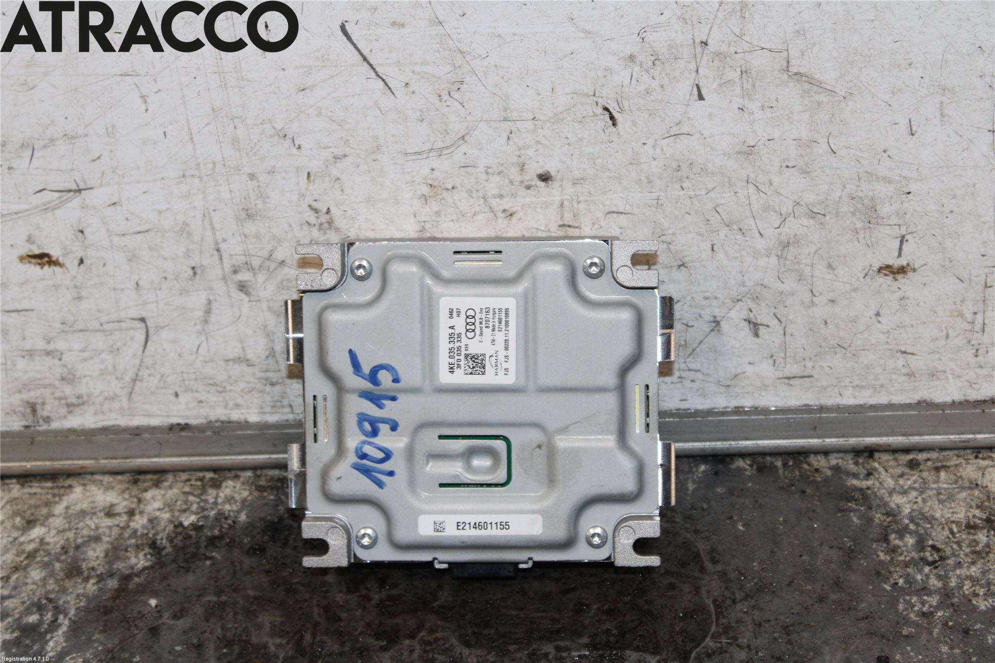 Audi E-TRON, S GE 19- Styreenhet Øvrig