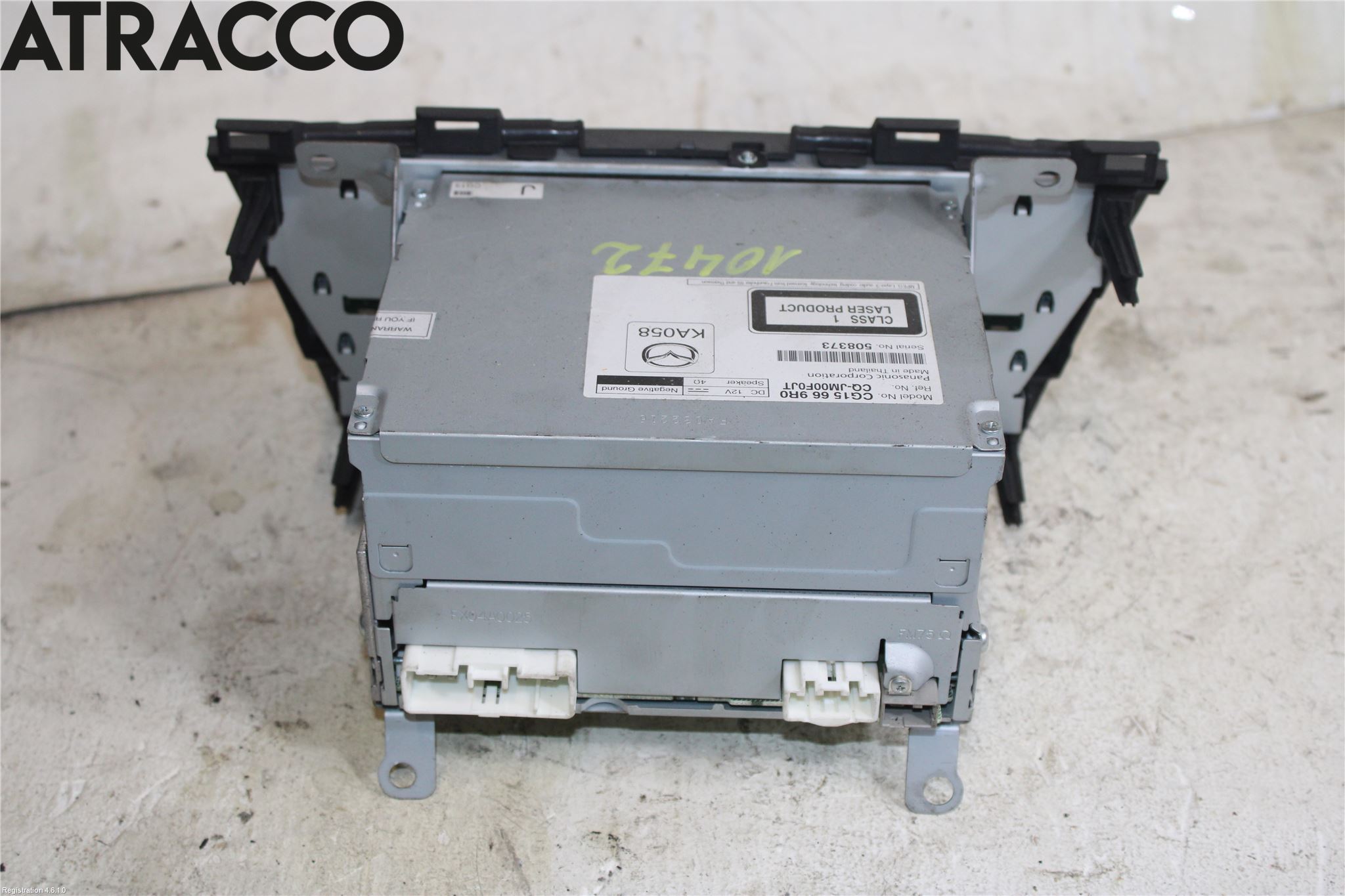 Mazda 5 10-18 Stereo Radio Med Cd