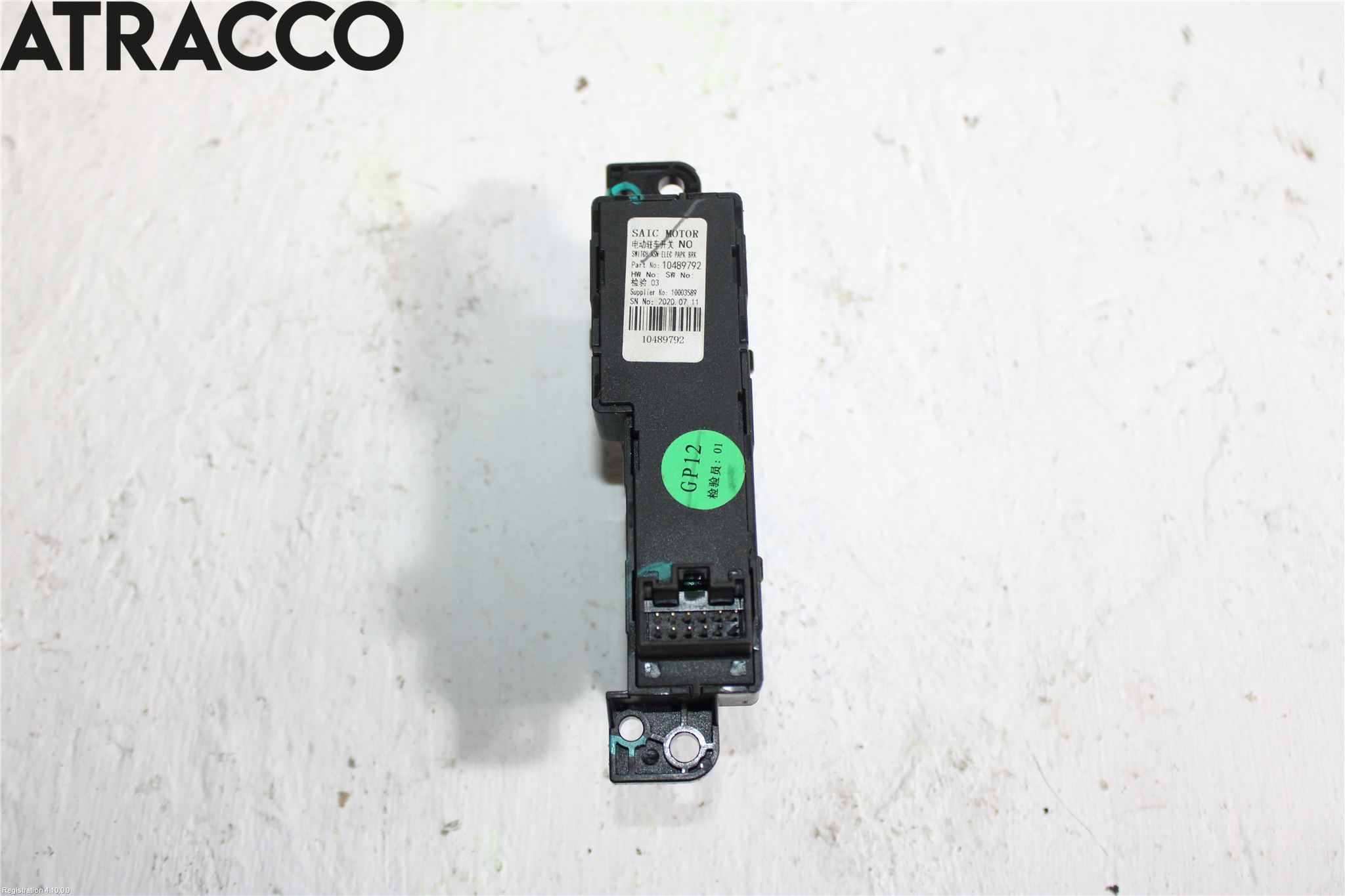 MG ZS EV 20- Bryter Parkeringsbrems