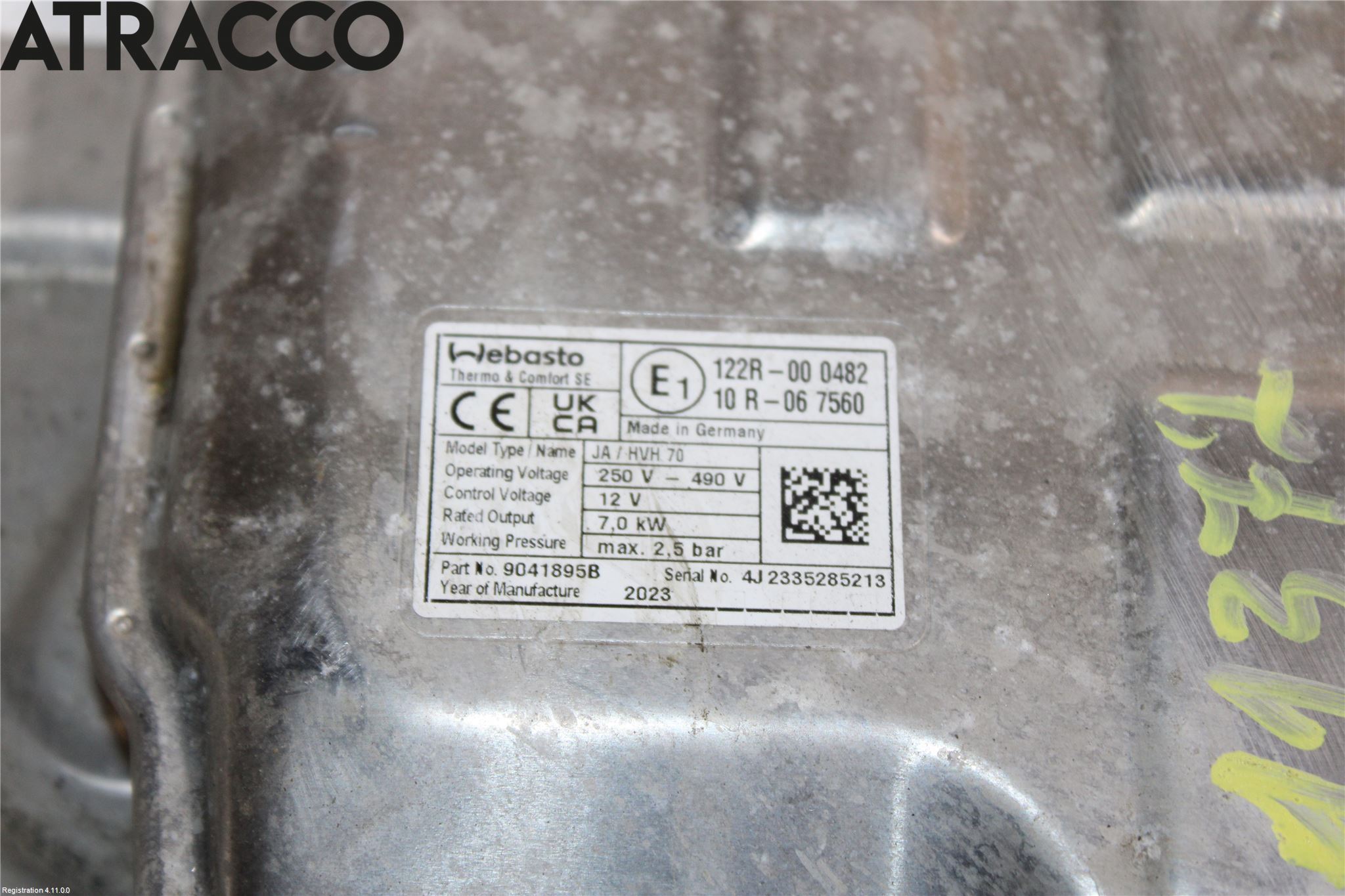 Jaguar I-PACE 18- Värme Cellpaket/Elektriskt