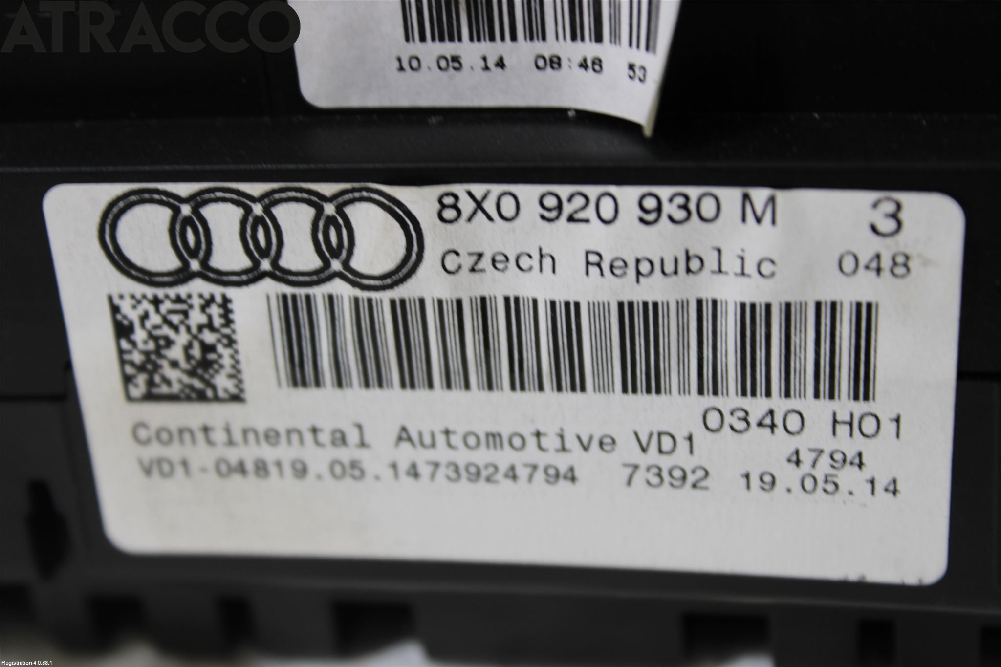 Audi A1/S1 11-18 Instr Speedometer