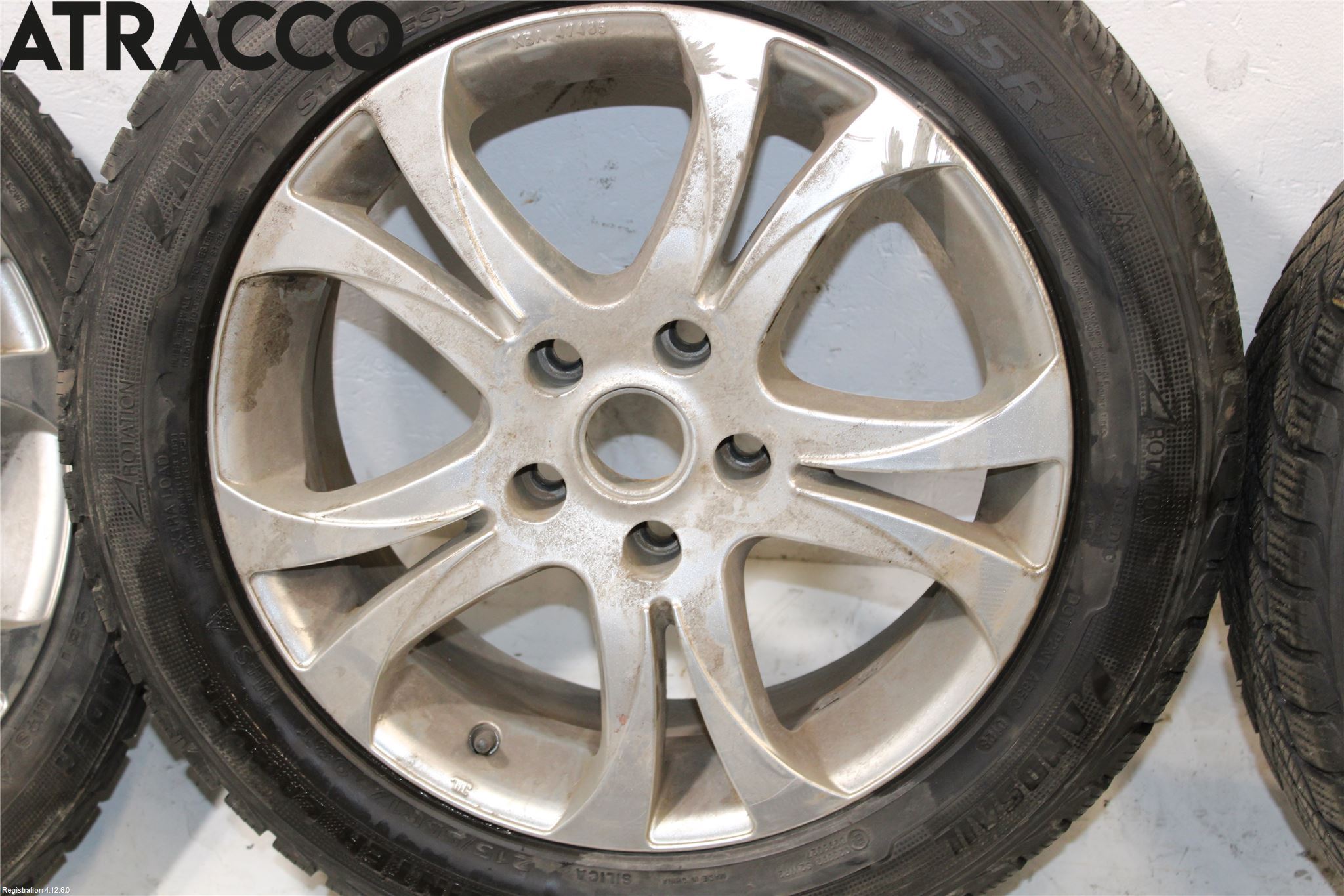 Opel INSIGNIA 09-16 Dekk Vinter På Alu Felg 4Stk