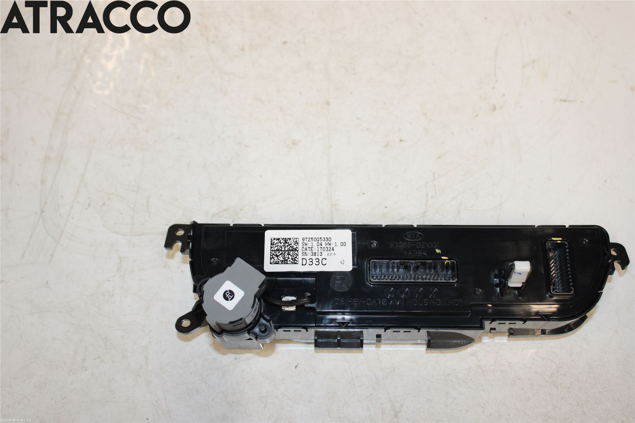 Kia NIRO (DE) 17-22 Varme Ac Betjening-Display