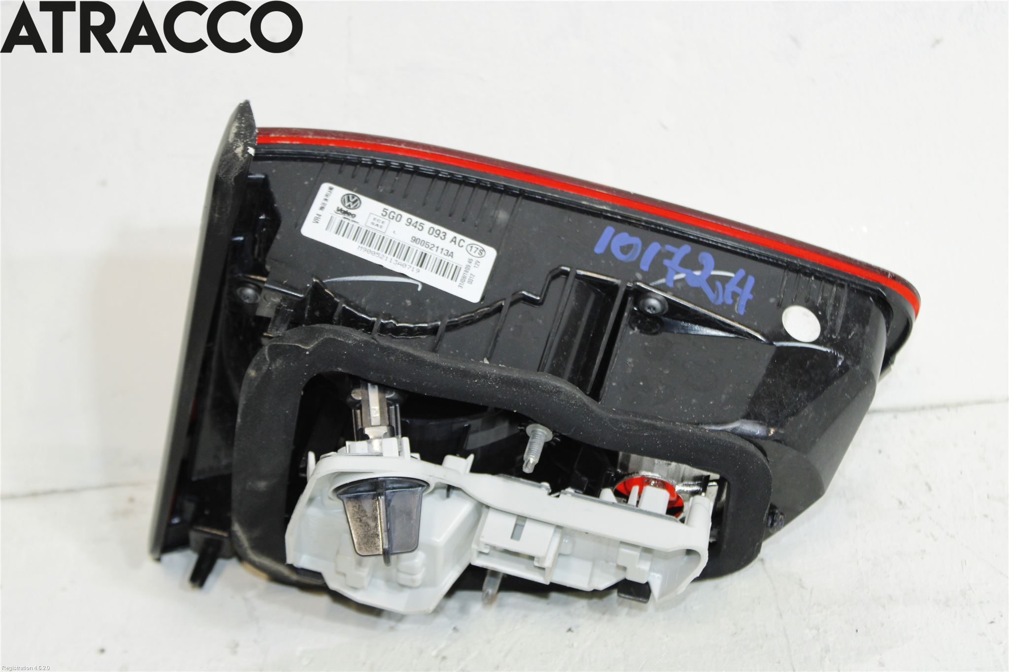 Volkswagen VW GOLF / E-GOLF VII 13-20 Baklykt Venstre  På Luke(Indre