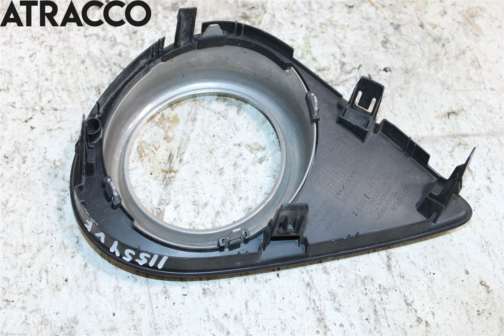 Toyota YARIS XP130 12-14 Frontlykt Kurve-Tåkelys Ramme