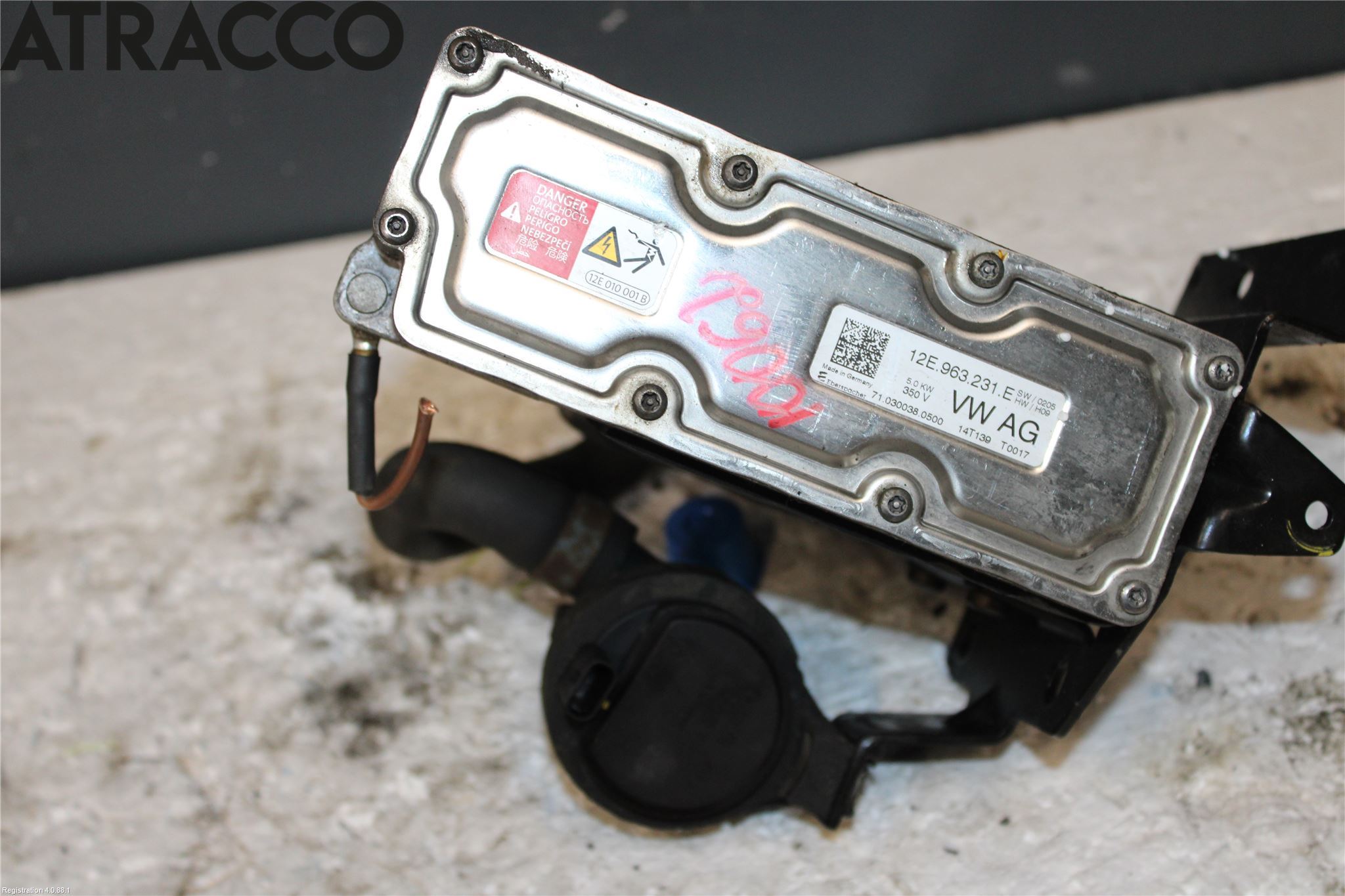 Volkswagen VW UP! / E-UP! Motorvarmer Elektrisk