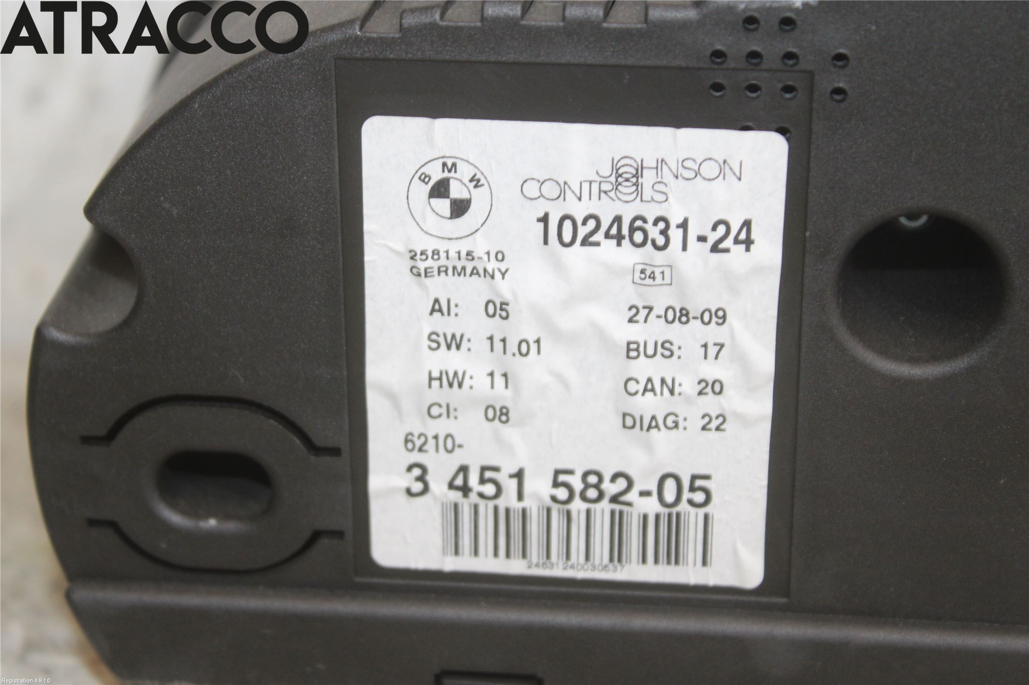 BMW X3 E83     03-10 Instr Kombinert