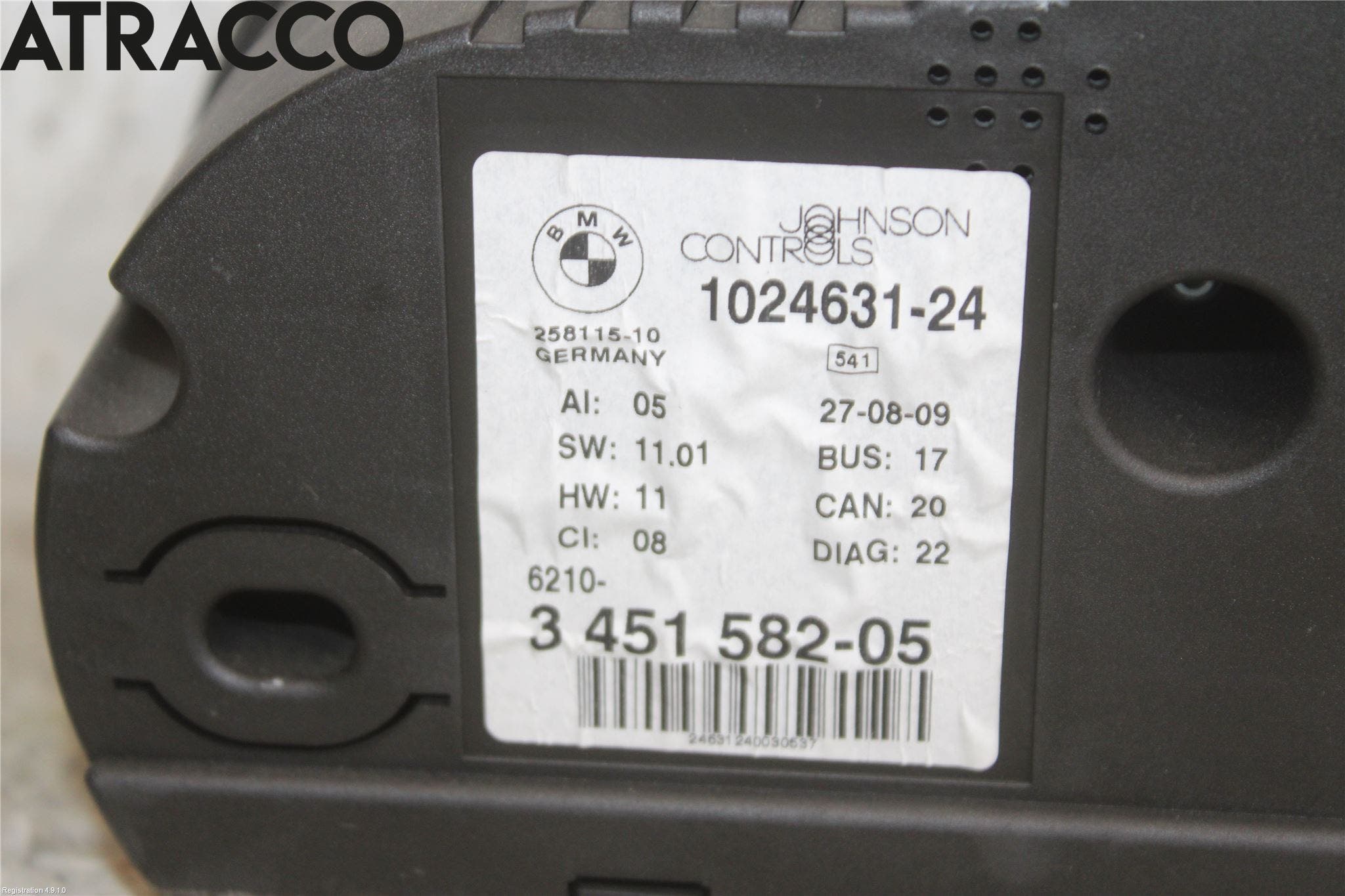 BMW X3 E83     03-10 Instr Kombinert