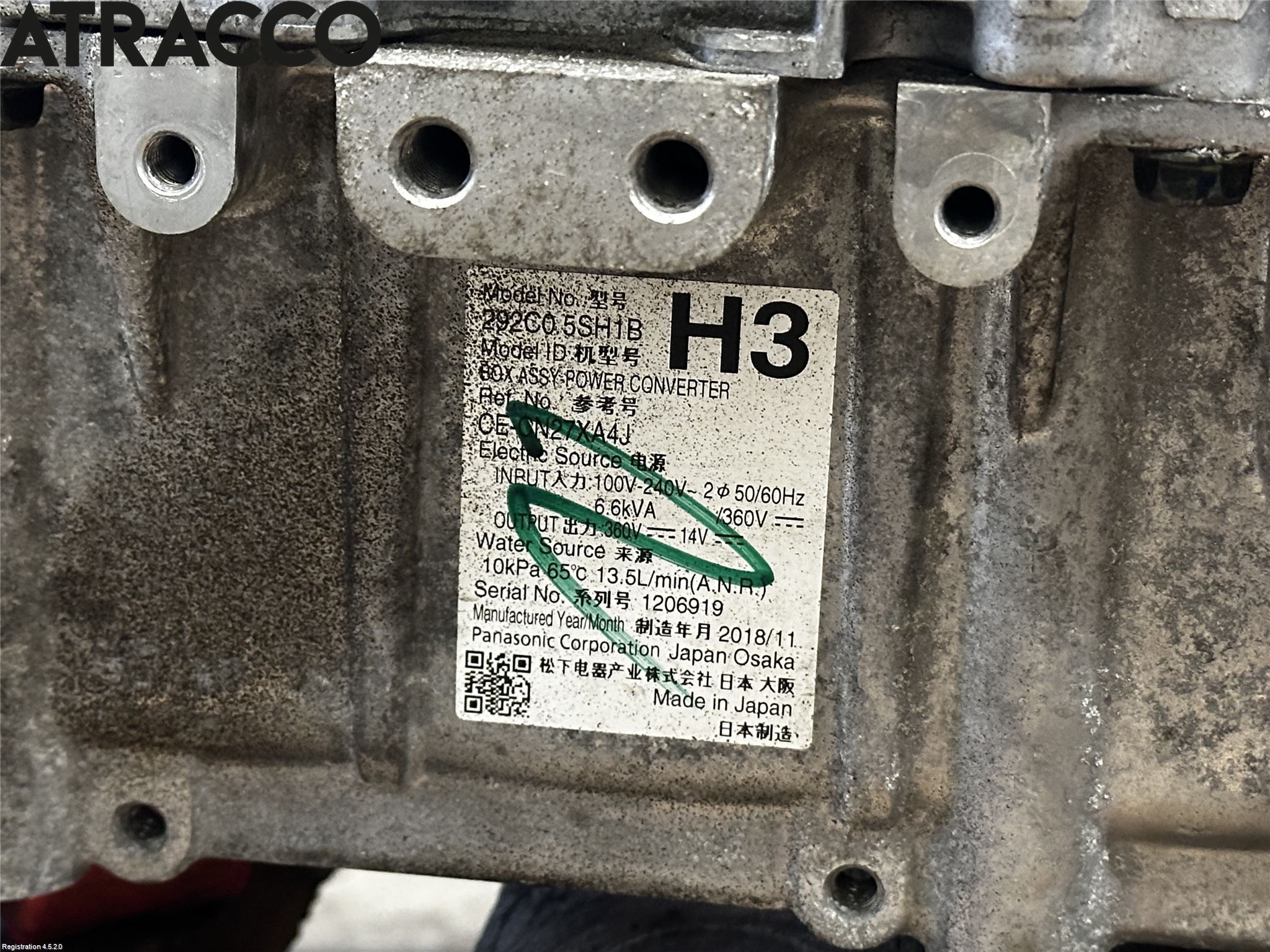 Nissan LEAF 18- Hybridconverter