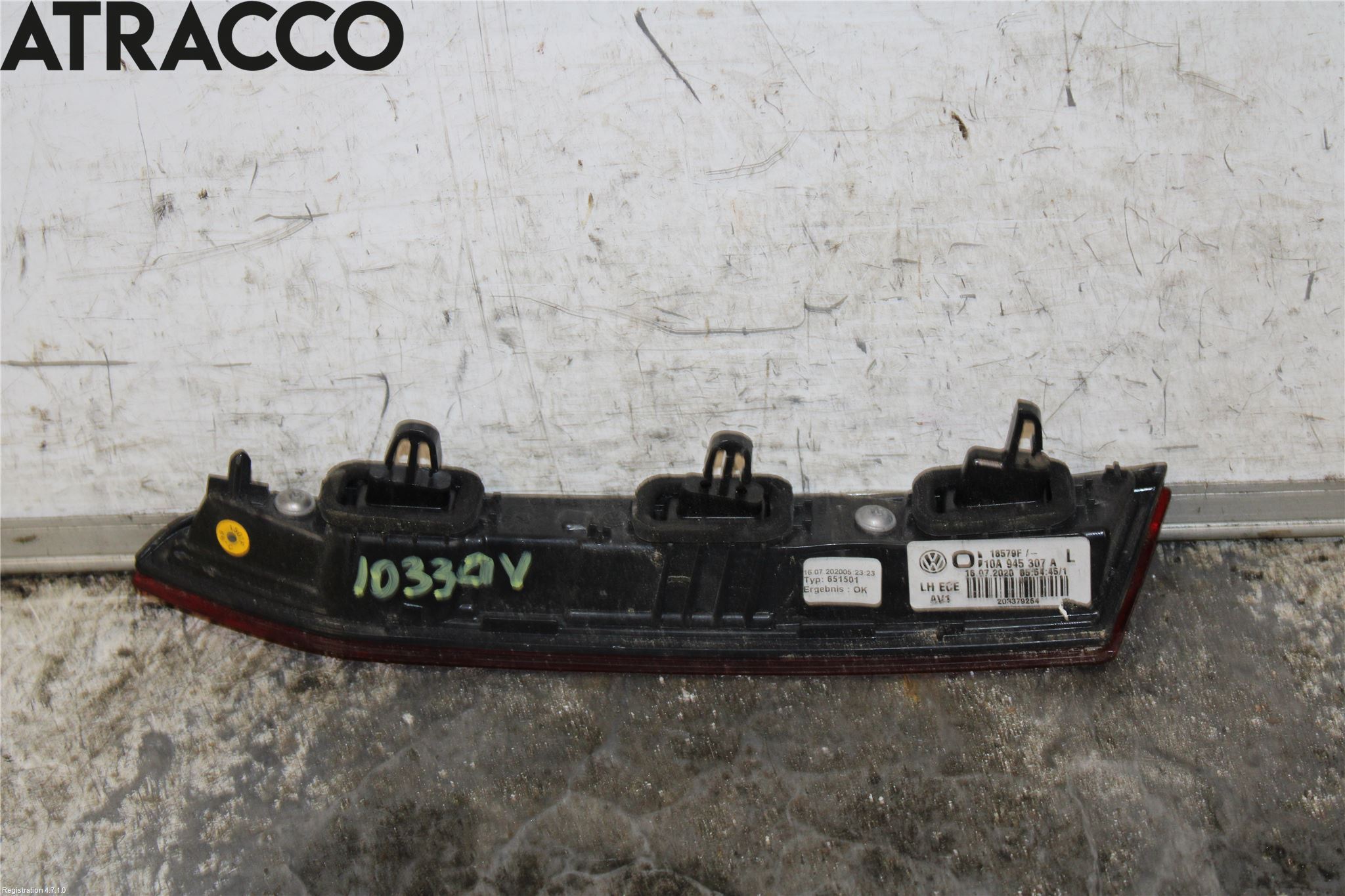 Volkswagen VW ID.3 21- Refleks Bak