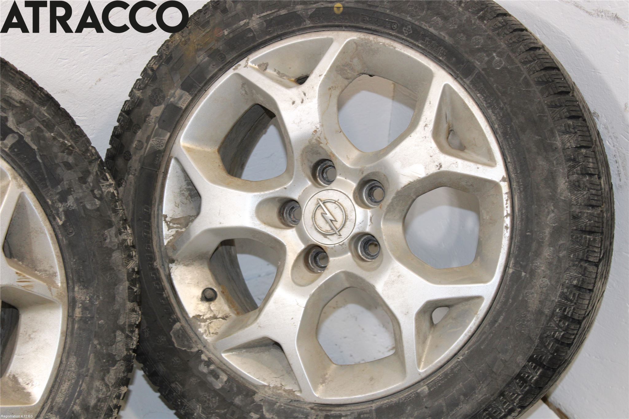 Opel ASTRA H 04-12 Dekk Vinter På Alu Felg 4Stk