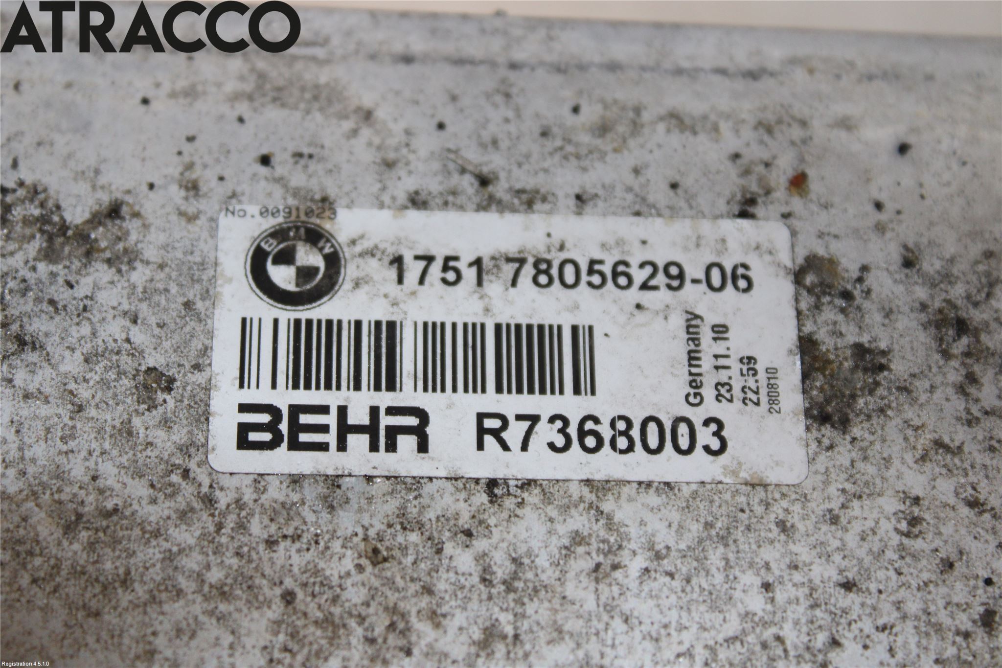 BMW 5 F10/F11/F18 09-17 Intercooler Radiator