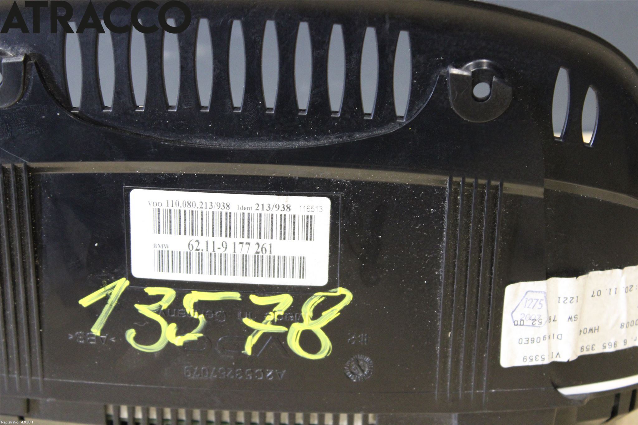 BMW 5 E60/61 Sed/Tou 02-10 Instr Speedometer