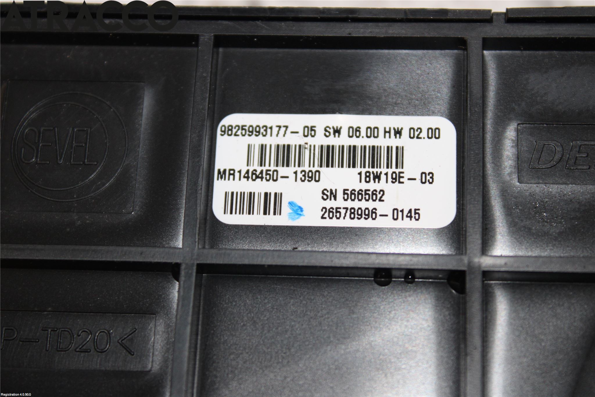 Citroen BERLINGO 08-18 Varme Ac Betjening-Display