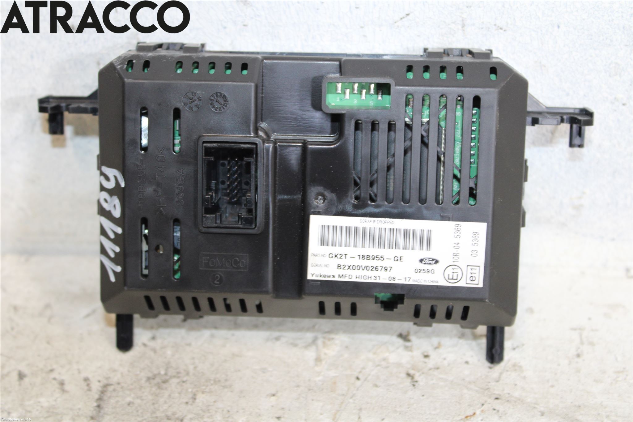 Ford TRANSIT SKÅP/BUSS 14-22 Multifunktionsdisplay