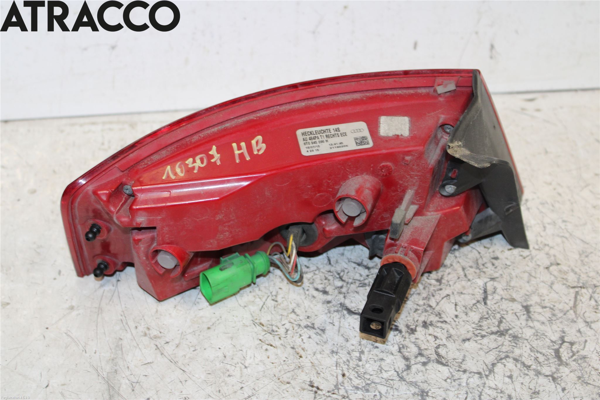 Audi A5 07-16 Baklykt Høyre