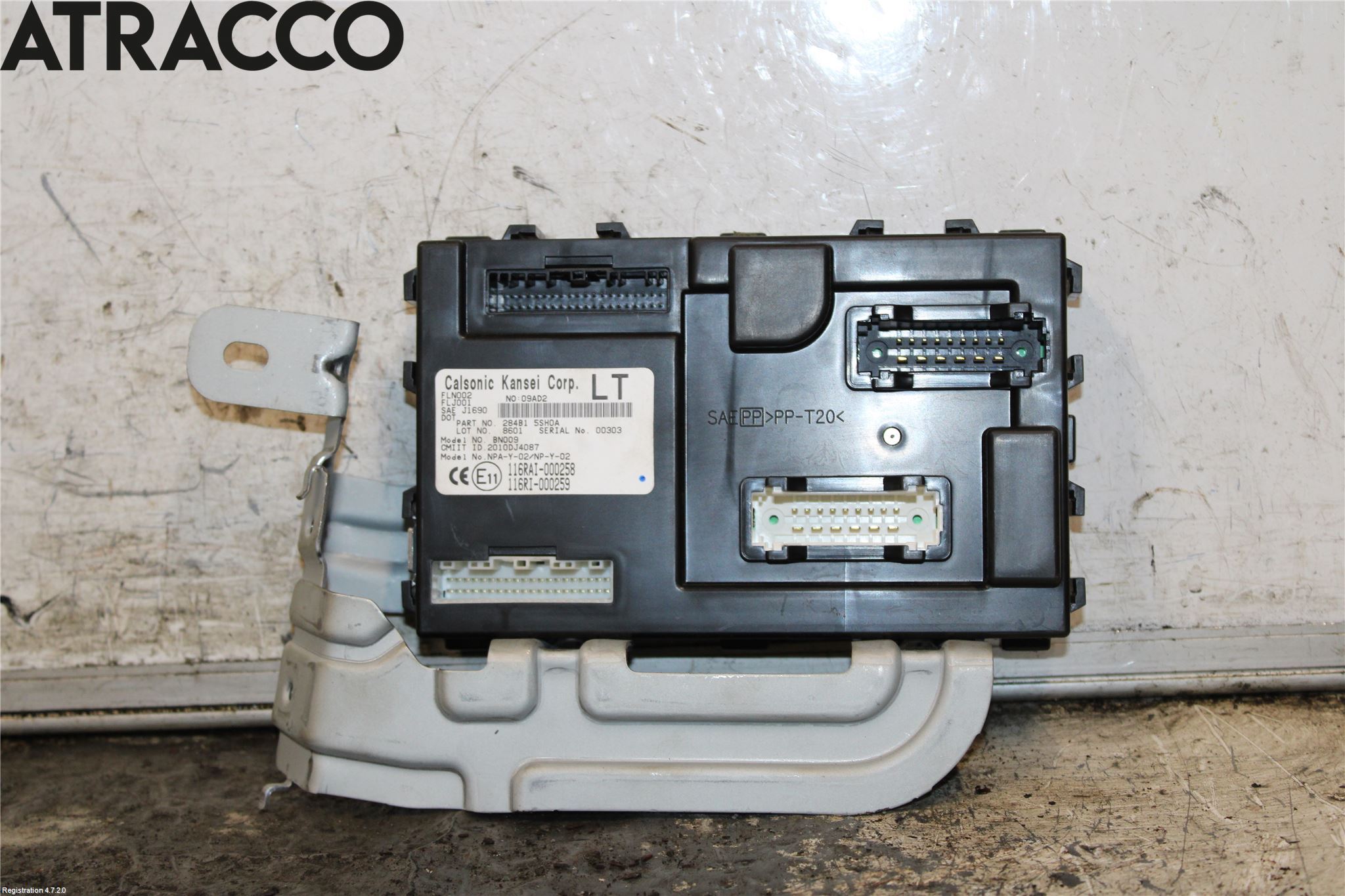 Nissan LEAF 18- Styreenhet Parkering