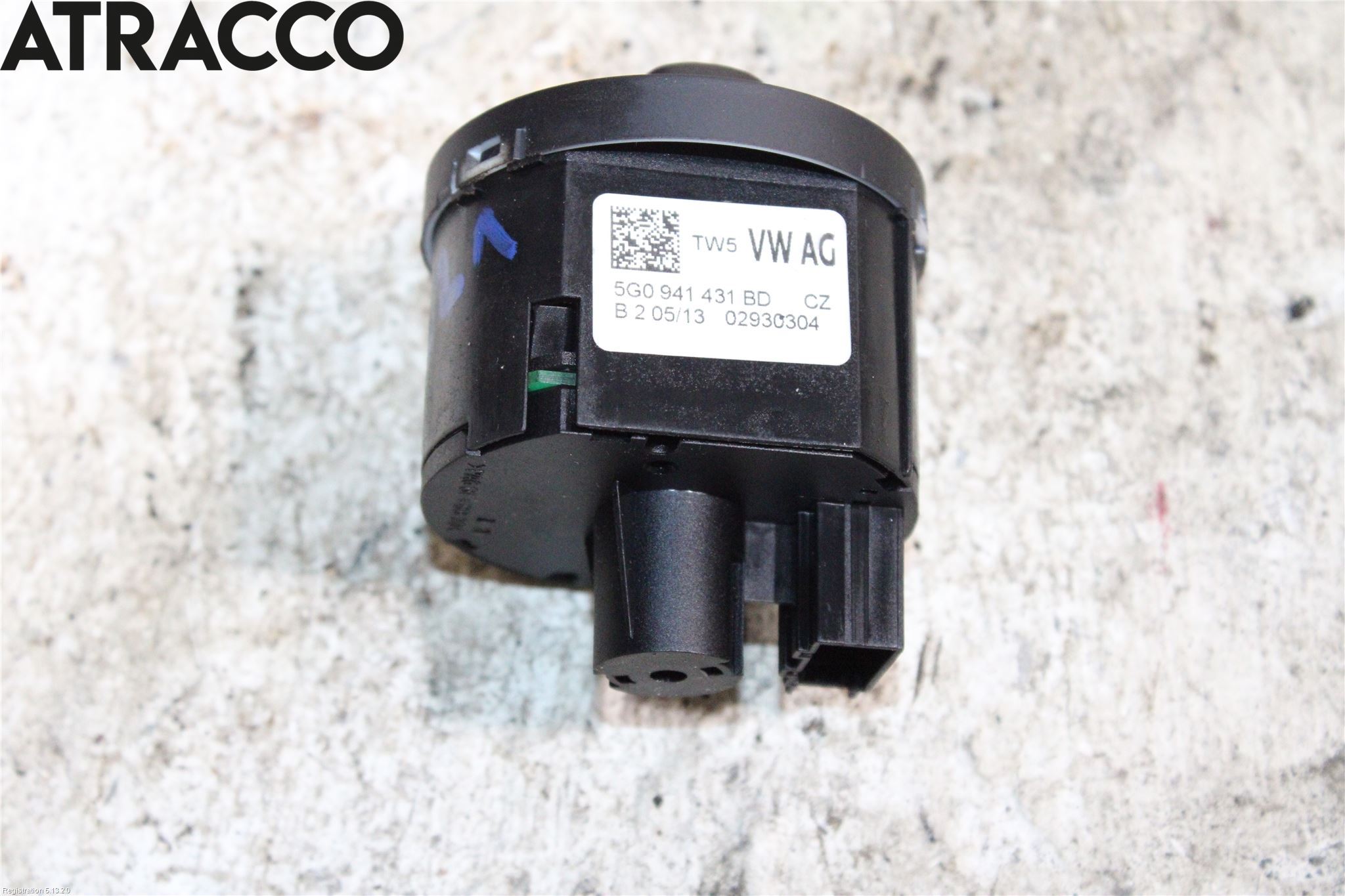 Volkswagen VW GOLF / E-GOLF VII 13-20 Bryter Hovedlys