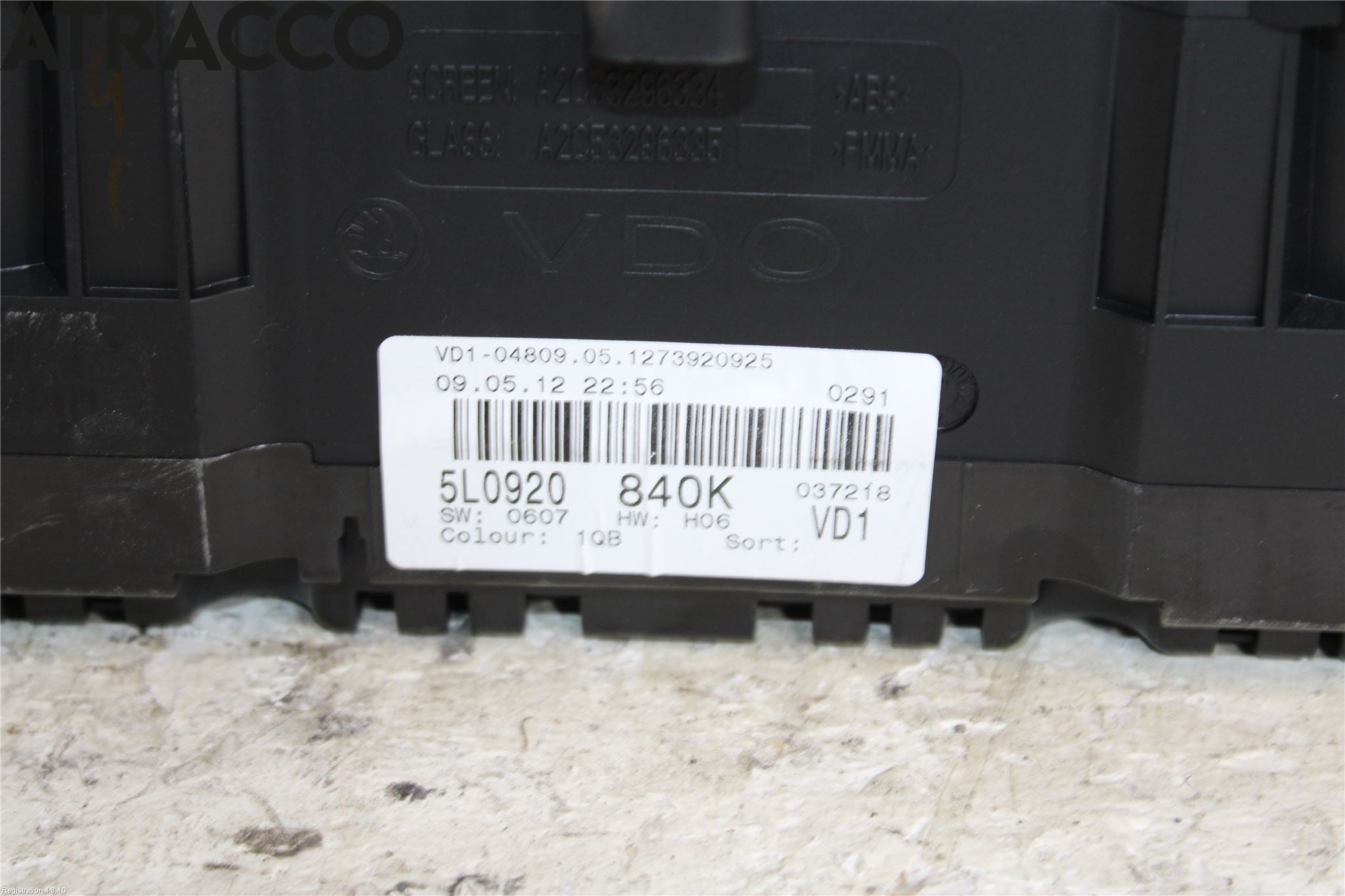 Skoda YETI Instr Kombinert