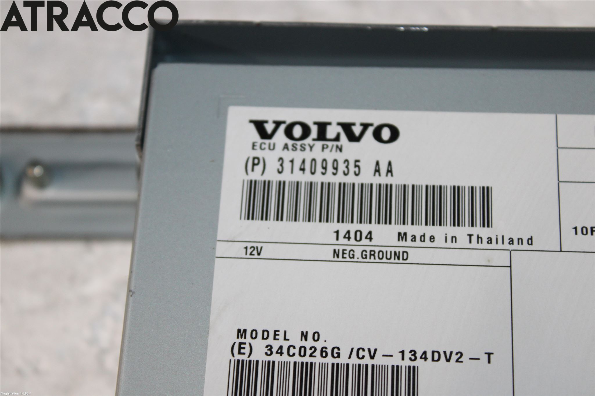 Volvo V40 12-19 Stereo Radio