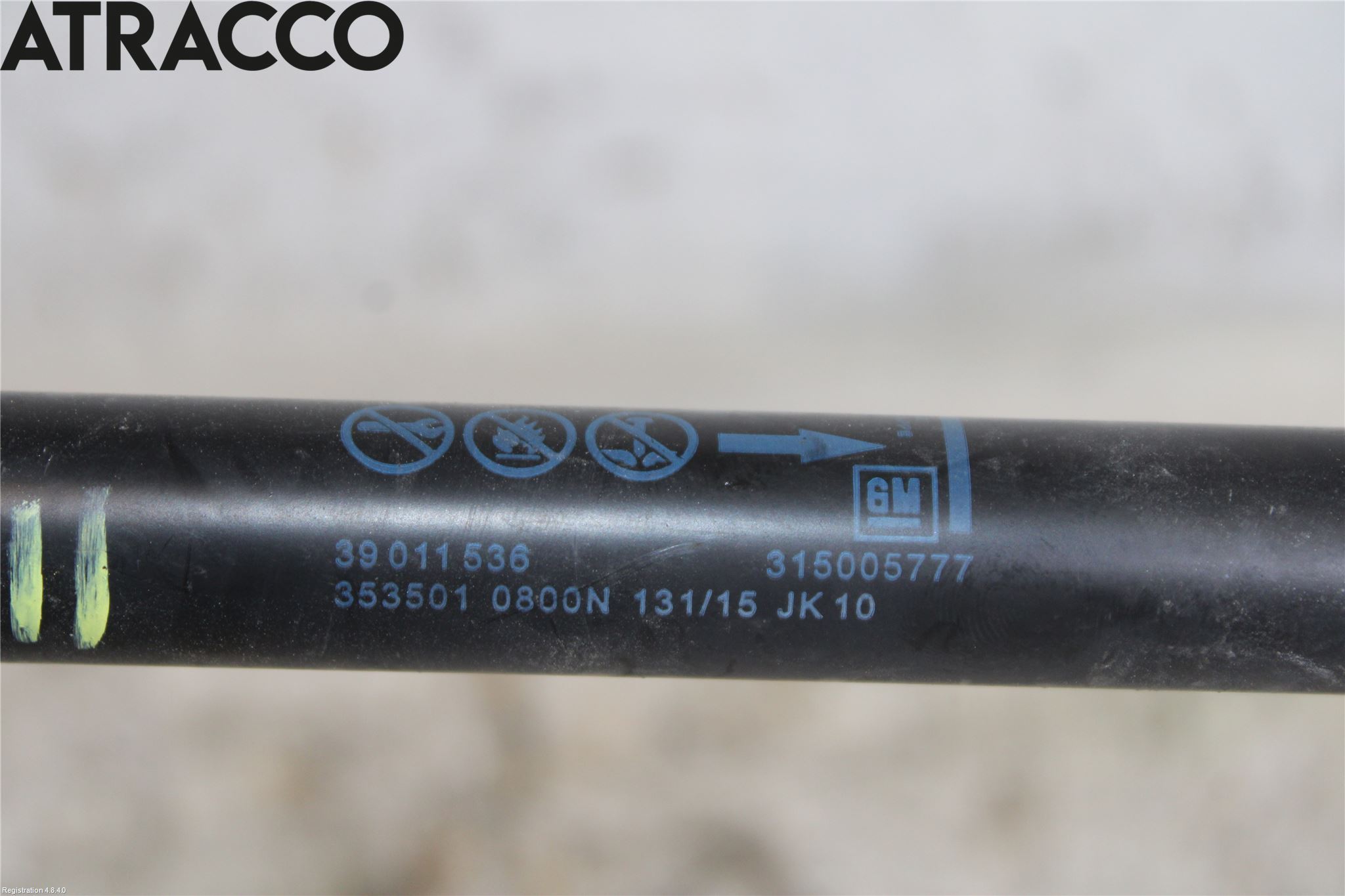 Opel INSIGNIA 09-16 Bakluke Demper-Gassfjær