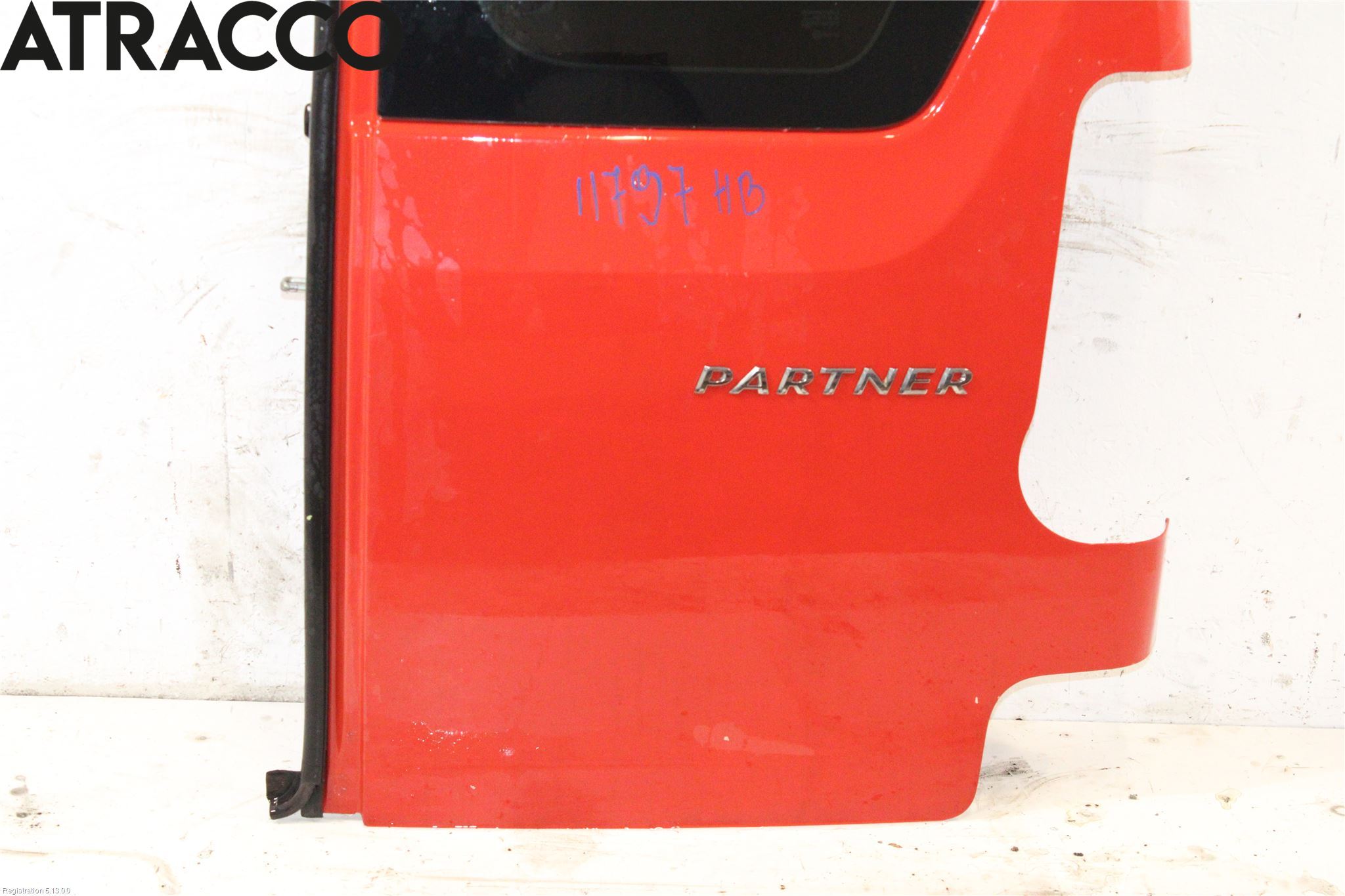 Peugeot PARTNER 16-18 Dør Bak Van - Vare Høyre