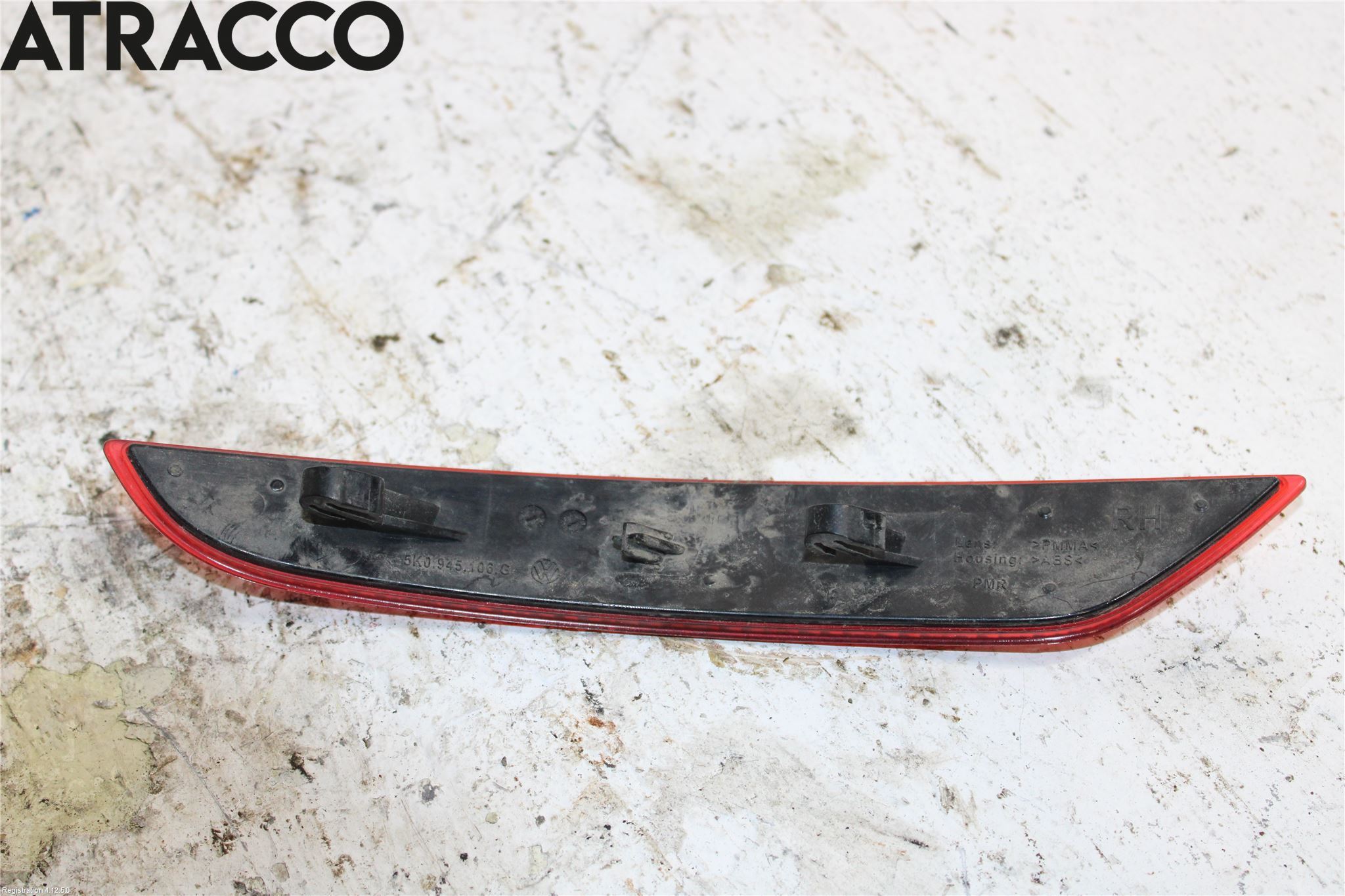 Volkswagen VW GOLF VI 09-13 Refleks Bak