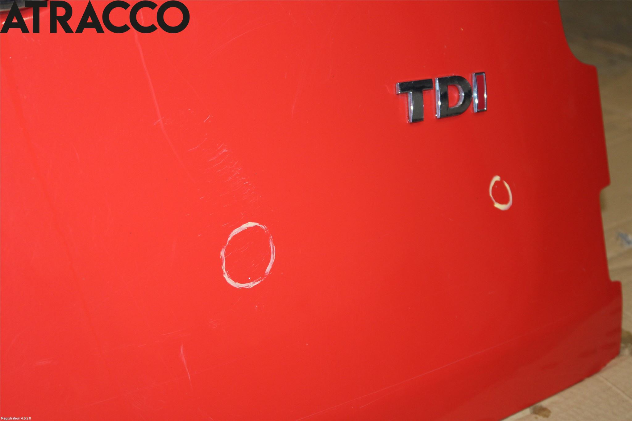 Volkswagen VW CADDY 11-15 Dør Bak Van - Vare Høyre