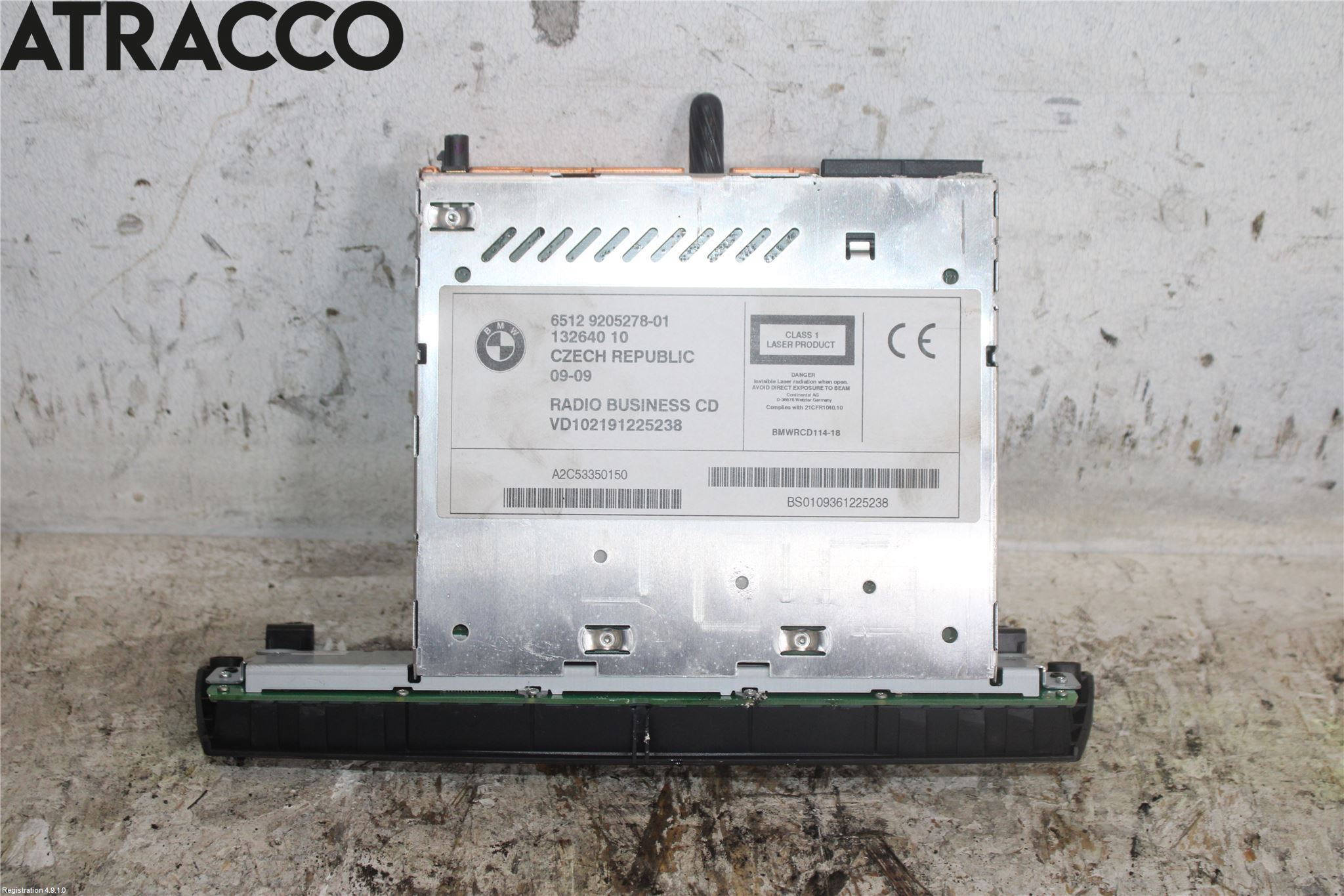 BMW X3 E83     03-10 Stereo Radio Med Cd