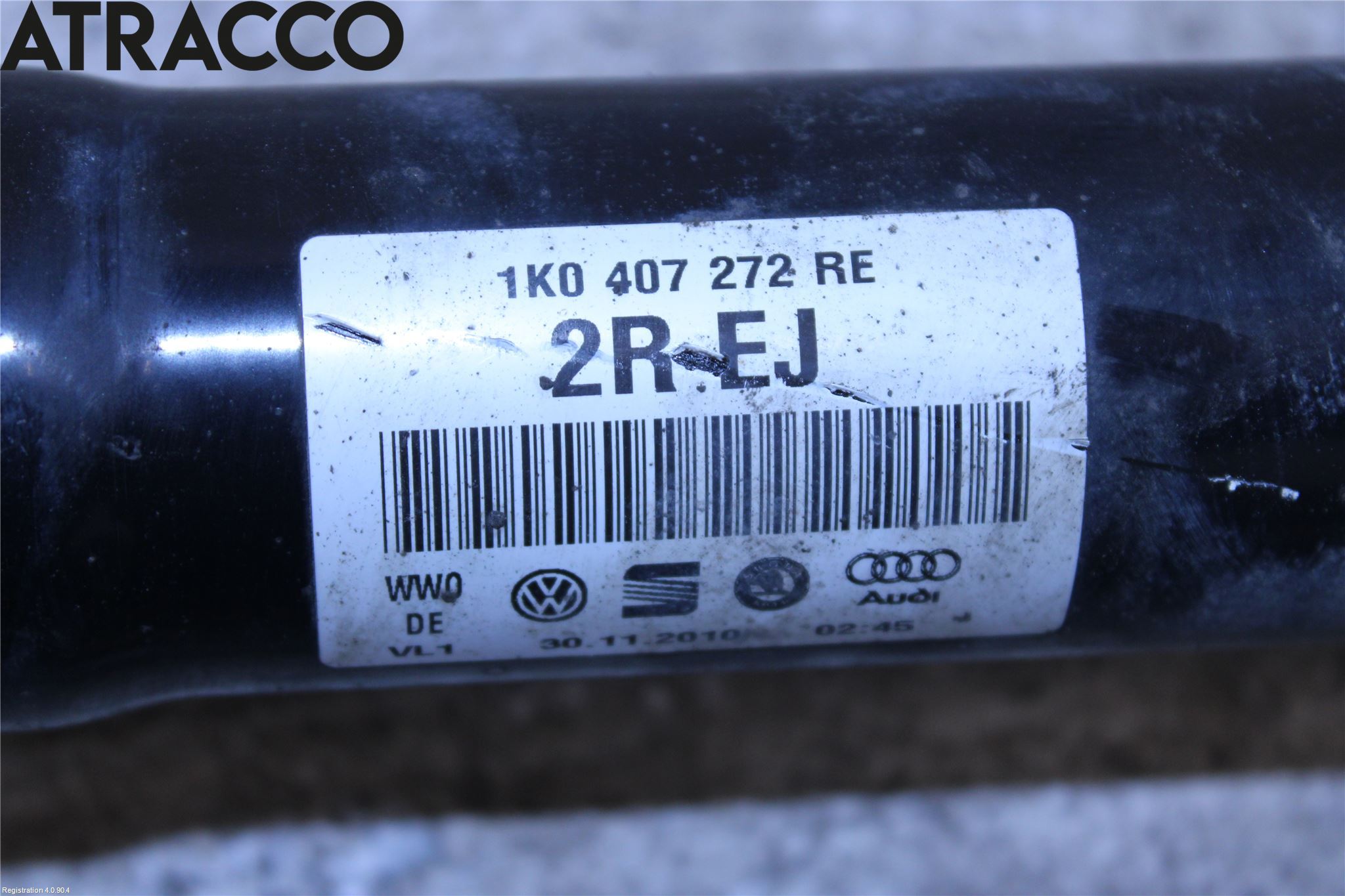 Audi A3/S3 05-13 Drivaksel Foran Kompl Høyre