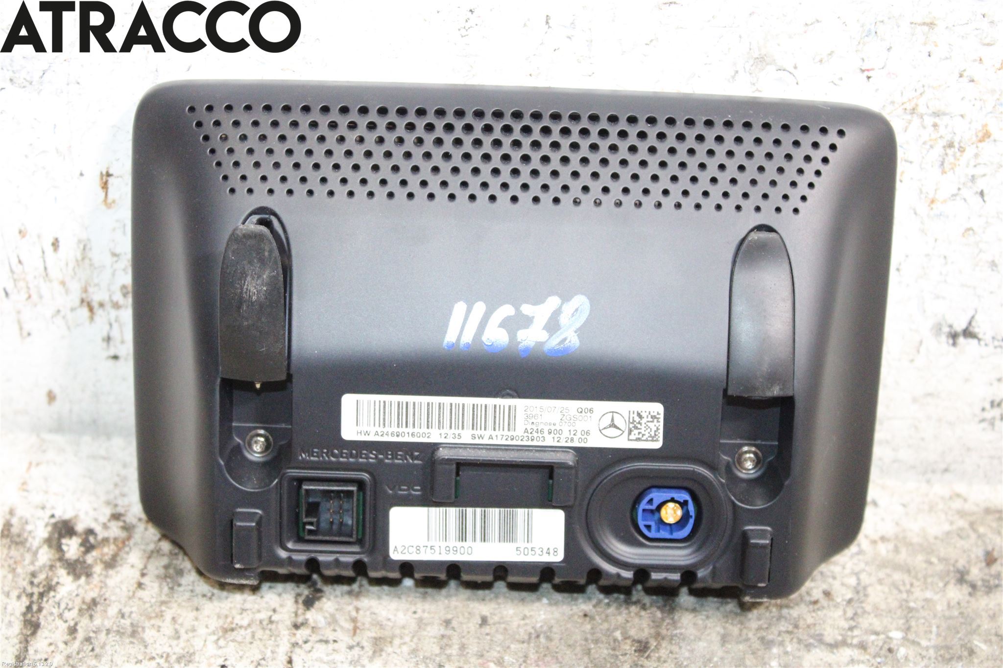 Mercedes-Benz MB GLA-KLASS (X156) 13-20 Instr Varselys - Display