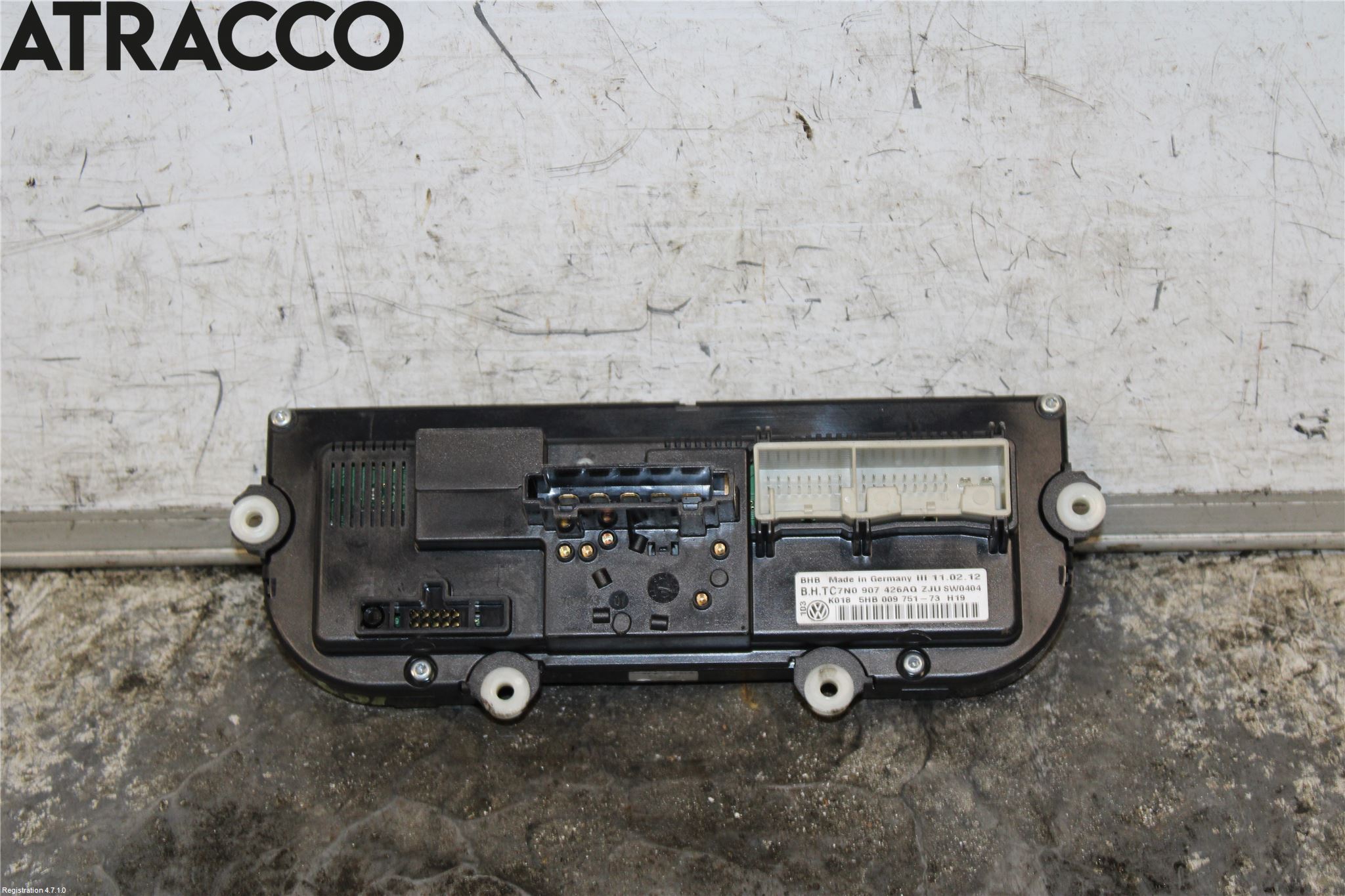 Volkswagen VW TOURAN 10-15 Varme Ac Betjening-Display