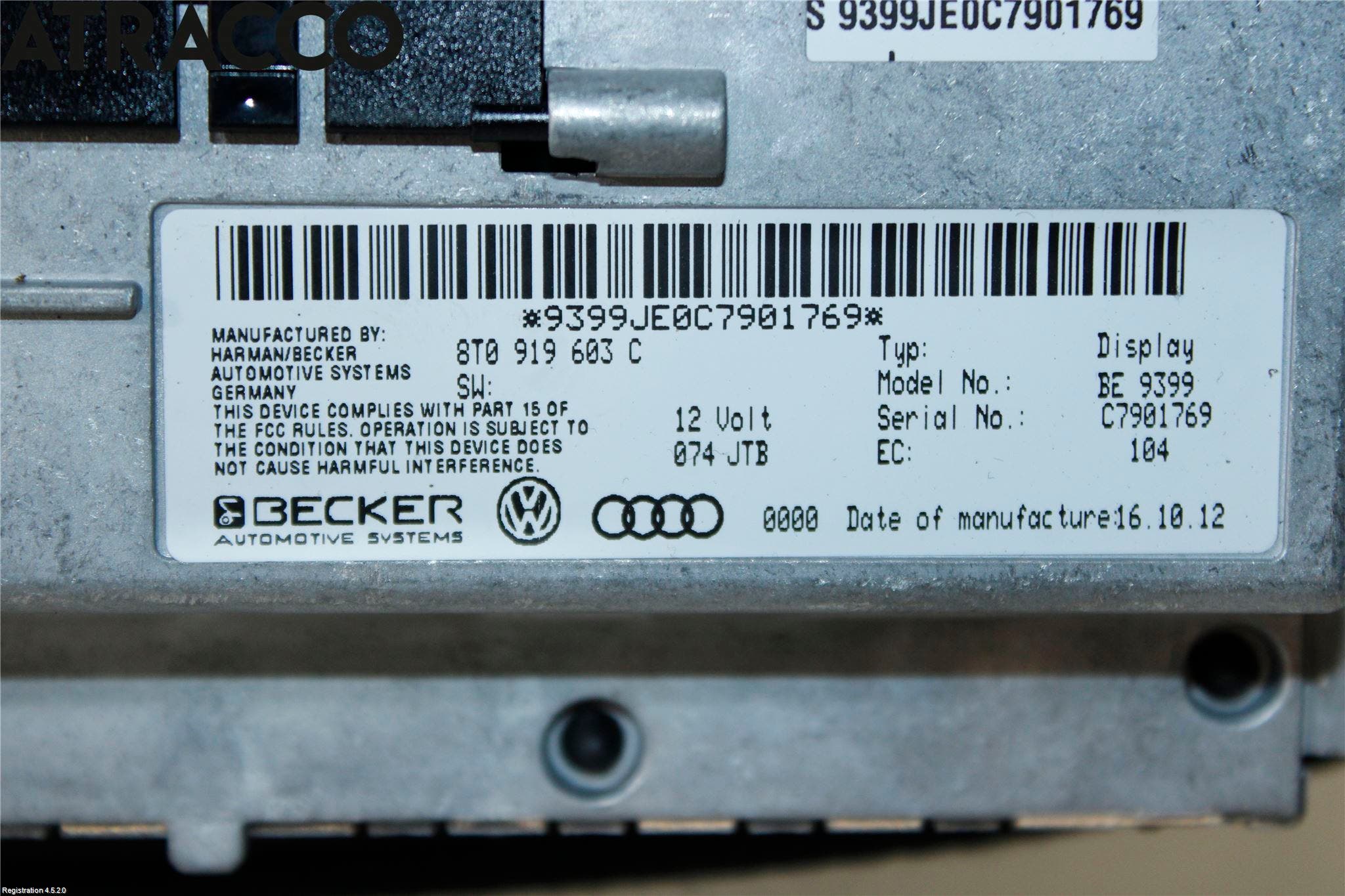 Audi A6/S6 05-11 Instr Kombinert