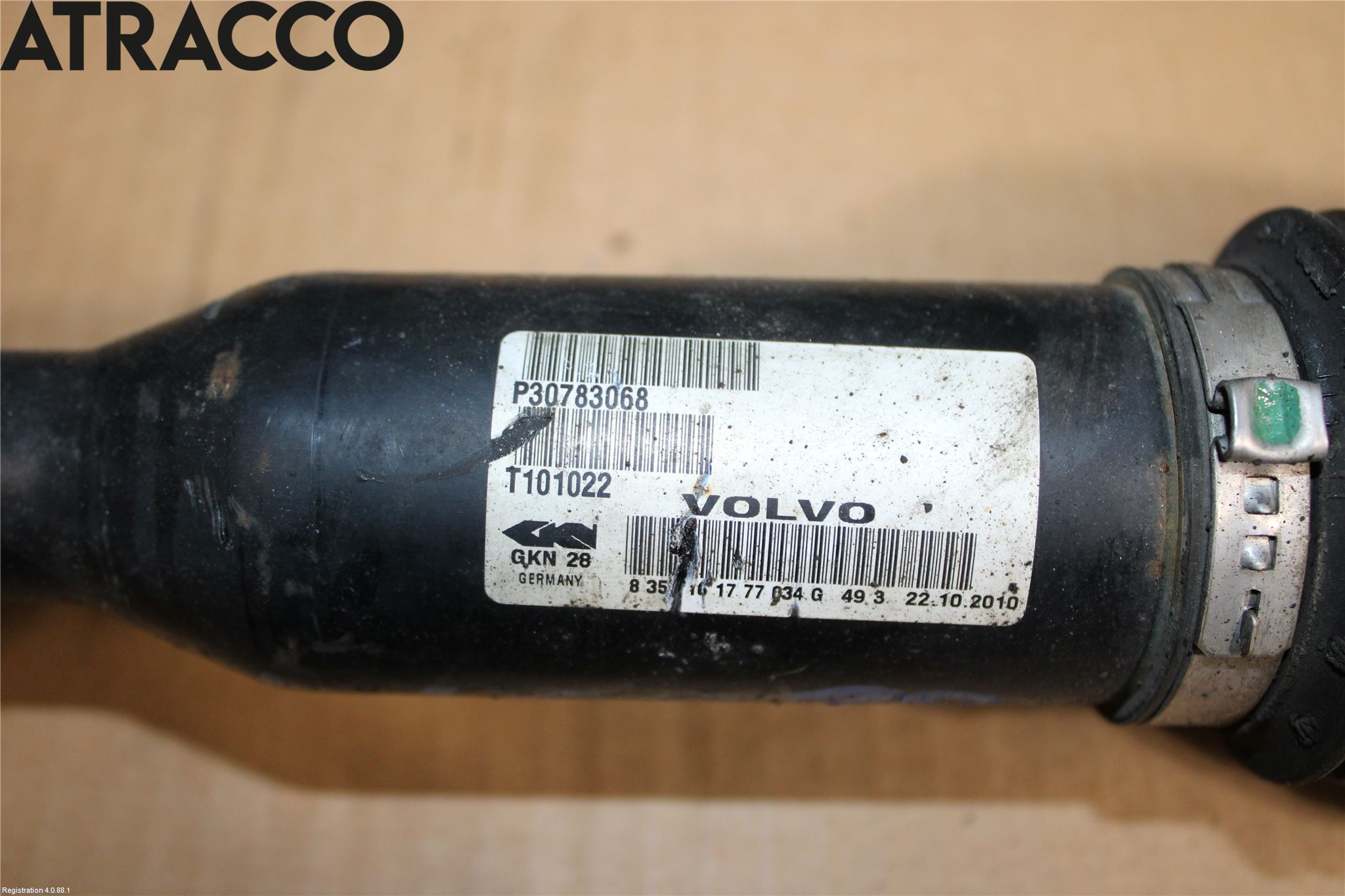 Volvo XC60 09-13 Drivaksel Foran Kompl Venstre