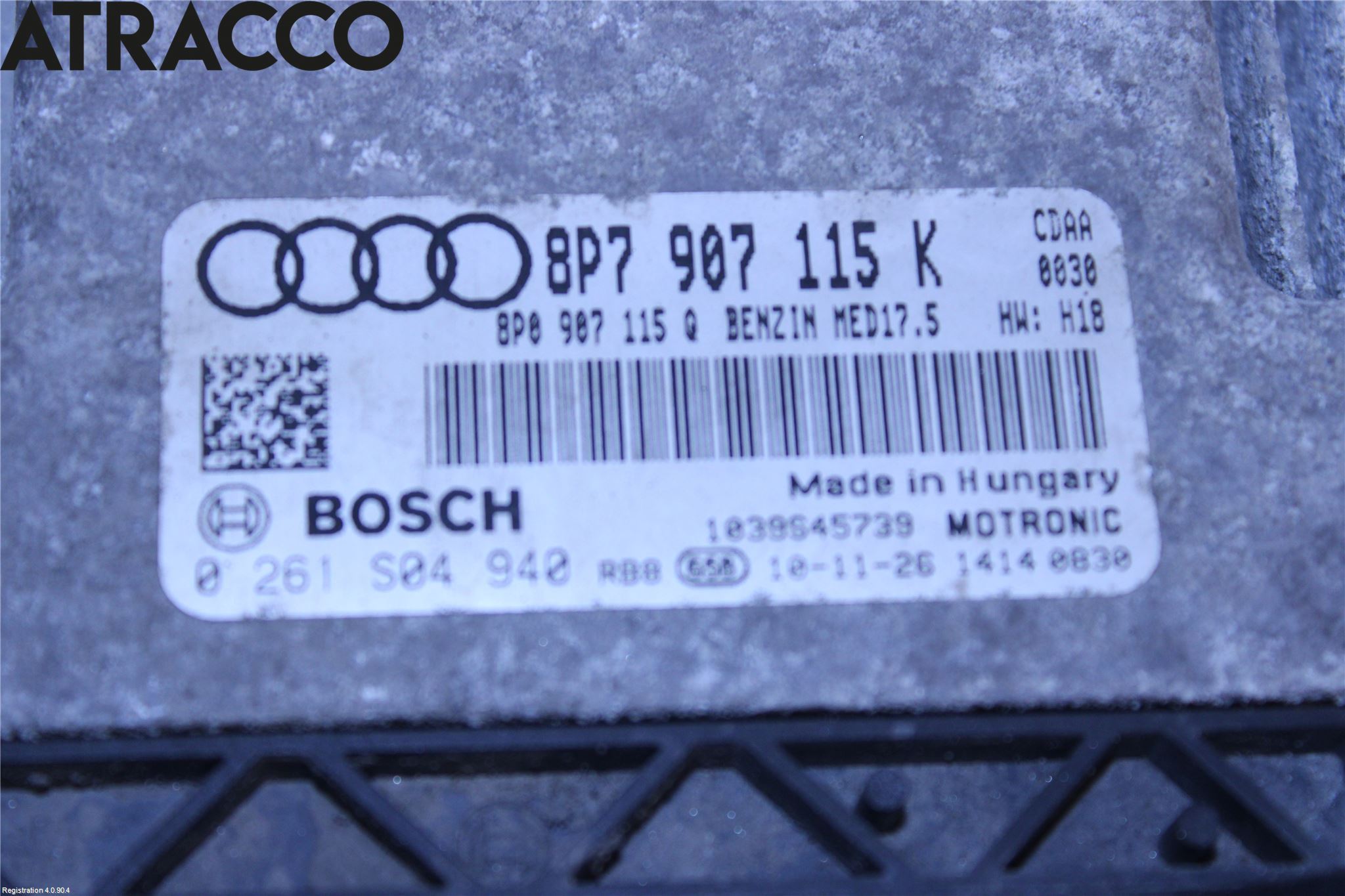 Audi A3/S3 05-13 Styreenhet Innsprøytning