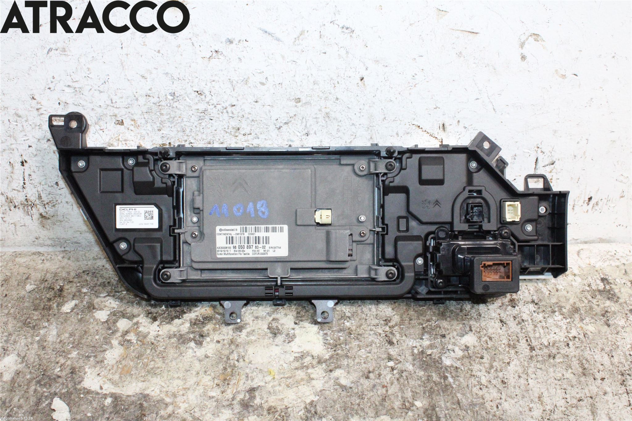 Citroen C4 GRAND PICASSO 14-18 Instr Varselys - Display